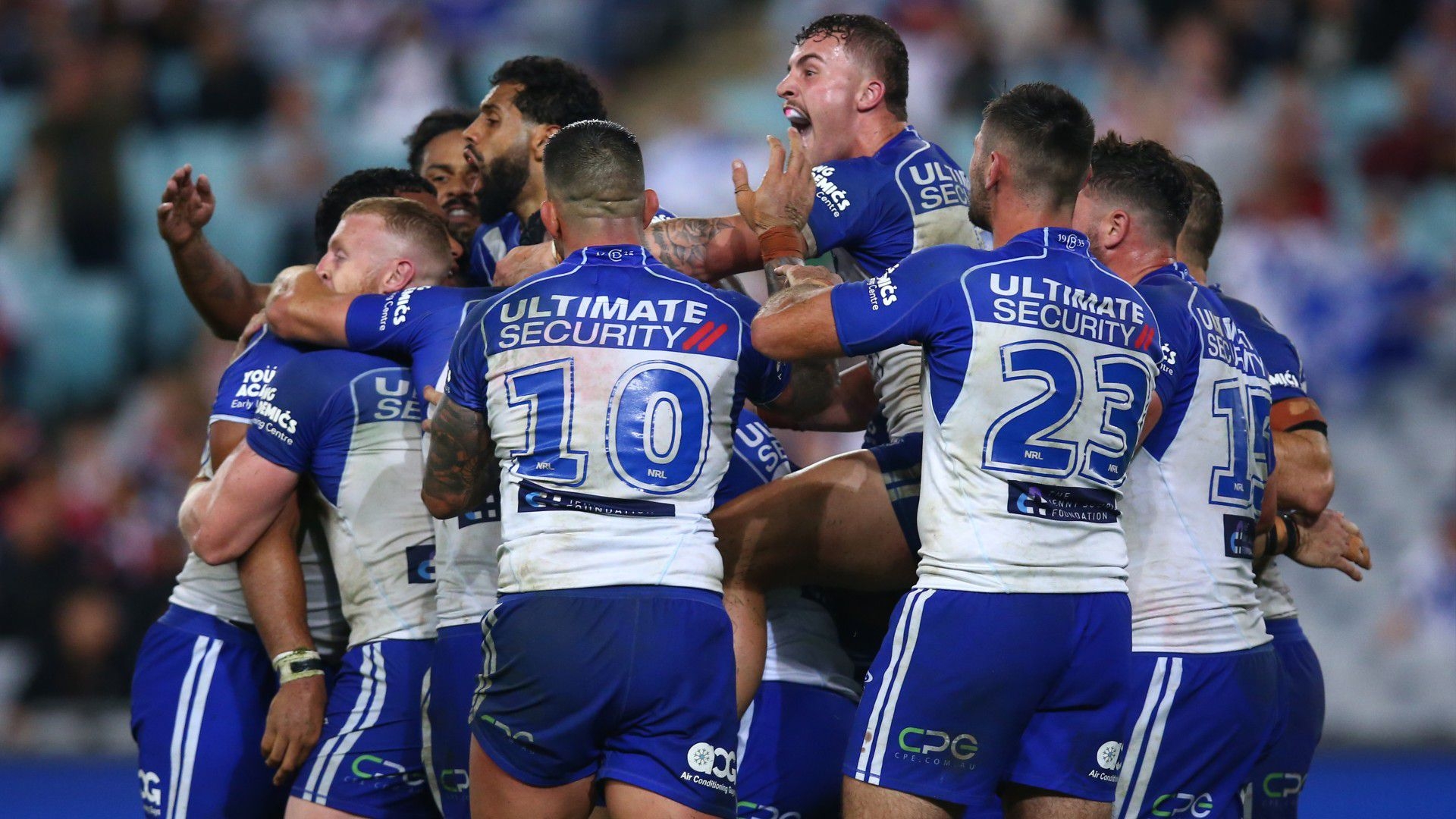 1920x1080 NRL 2022: Canterbury Bankstown Bulldogs upset Sydney Roosters in thriller, Desktop