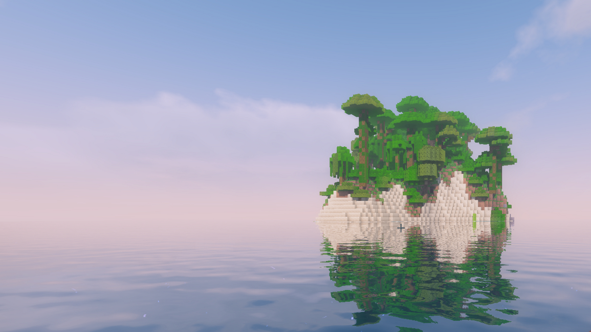 1920x1080 Minecraft Island [1920 x 1080]. Background desktop, Background, Desktop