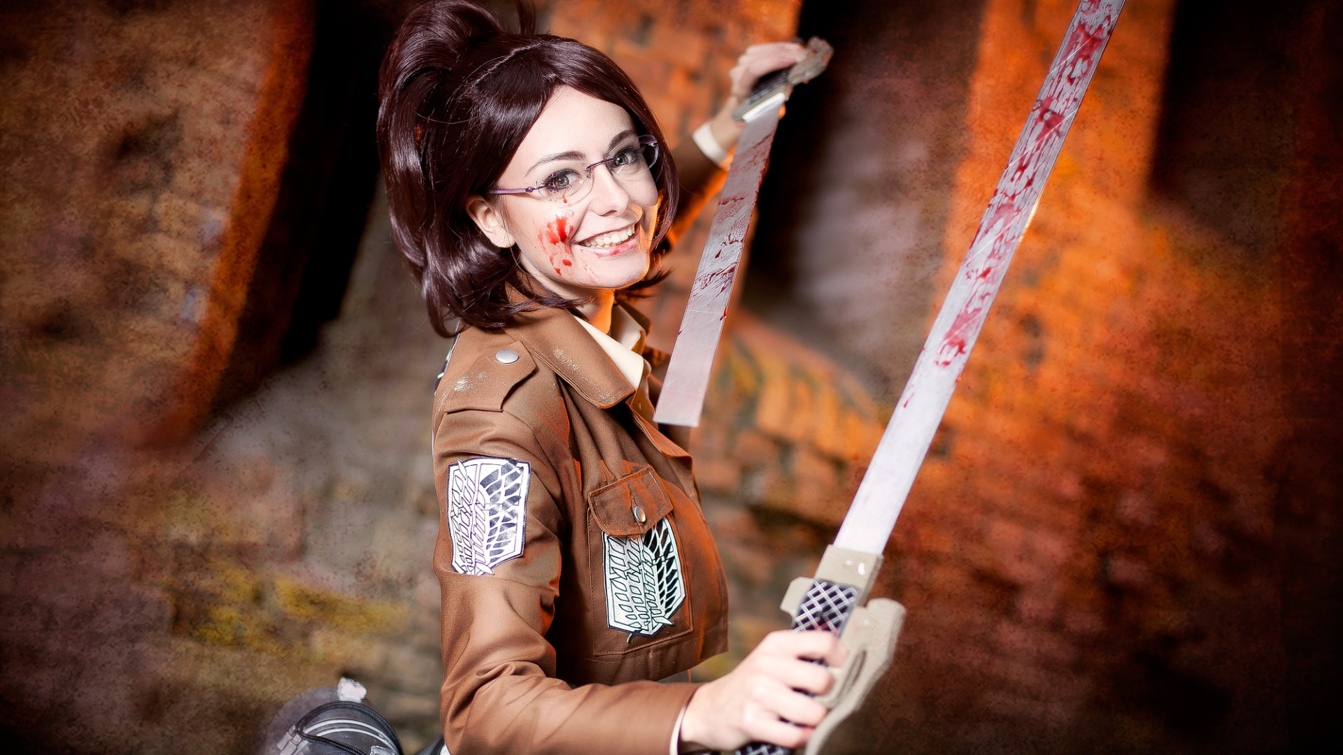 1920x1080 Hanji Zoe cosplay, Desktop