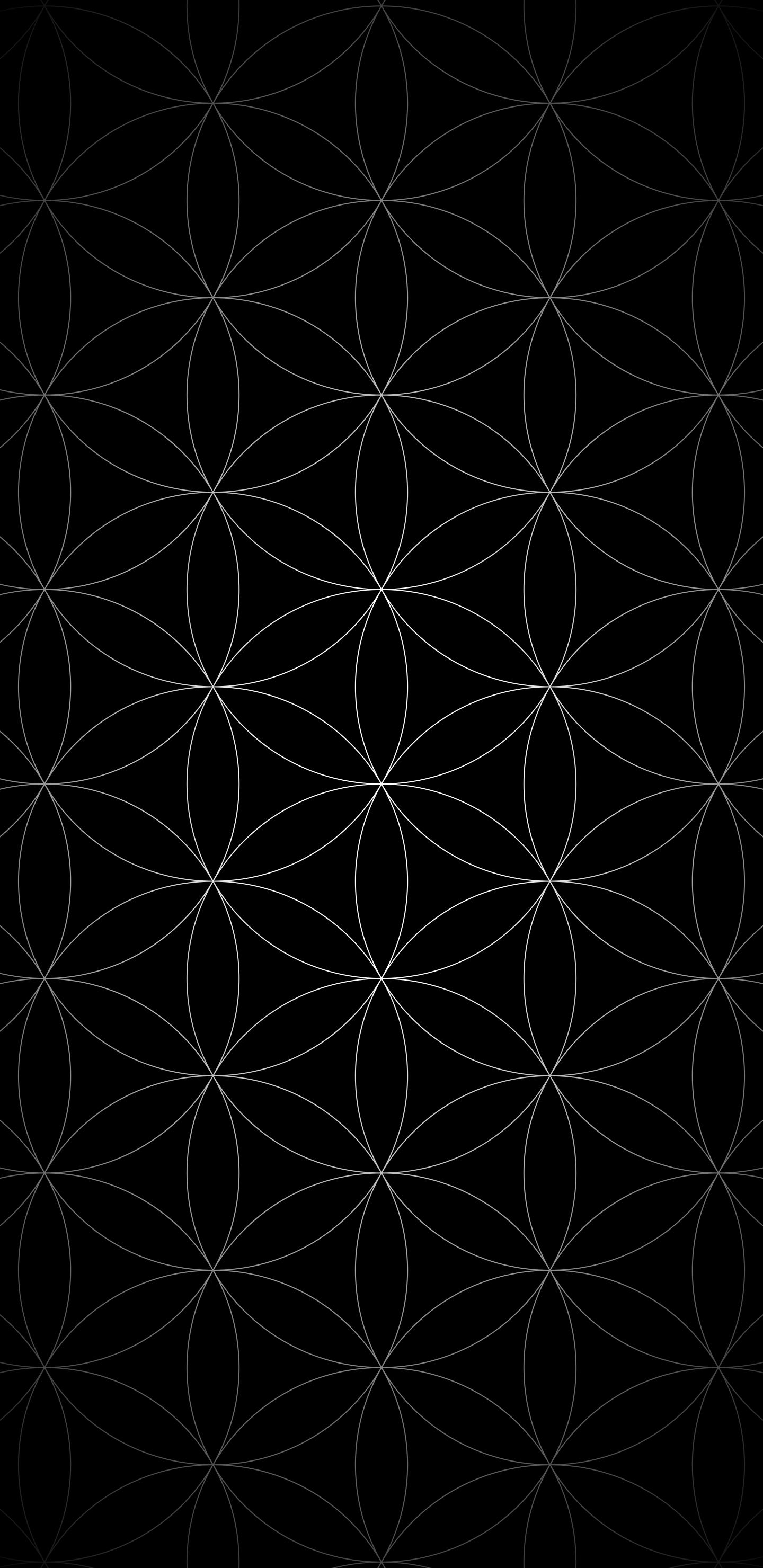 1440x2960 Flower of Life AMOLED / OLED Background 94% True, Phone