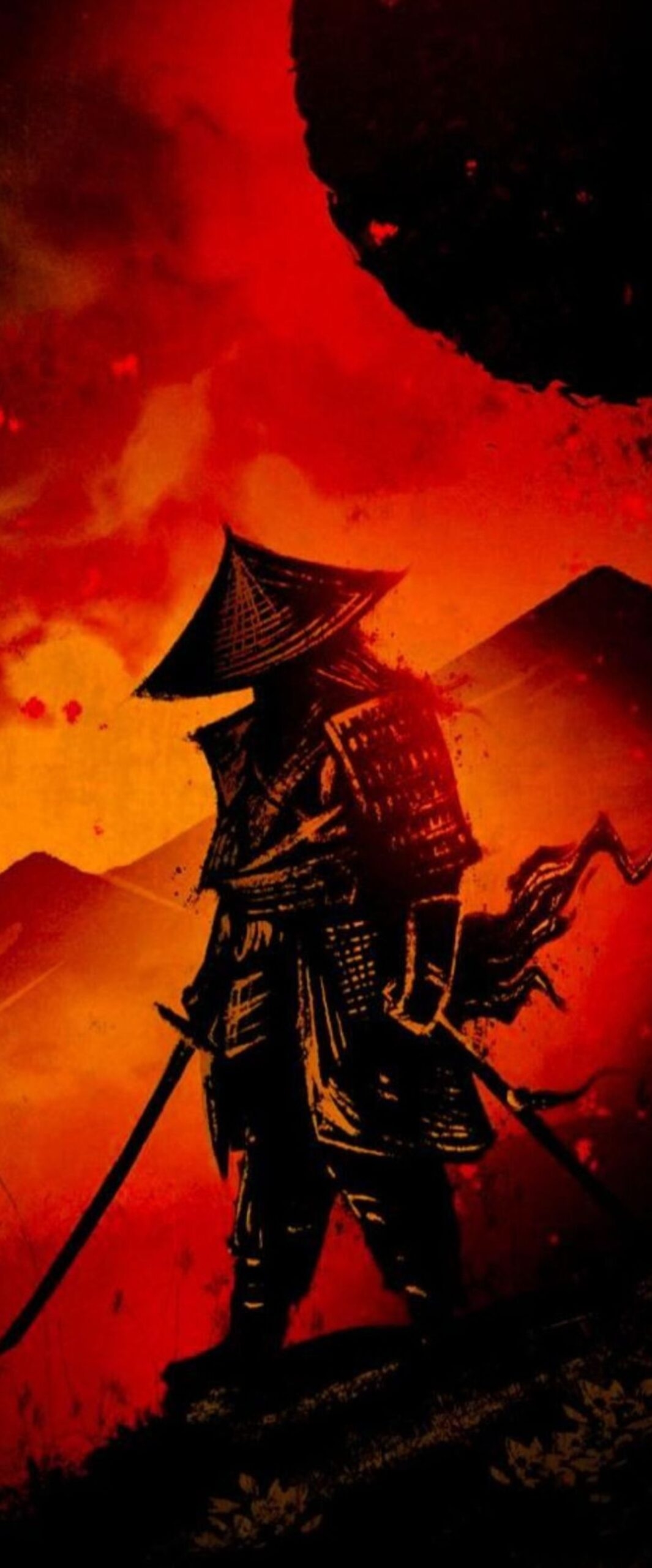 1070x2560 Samurai iPhone Wallpaper 4k & HD, Phone