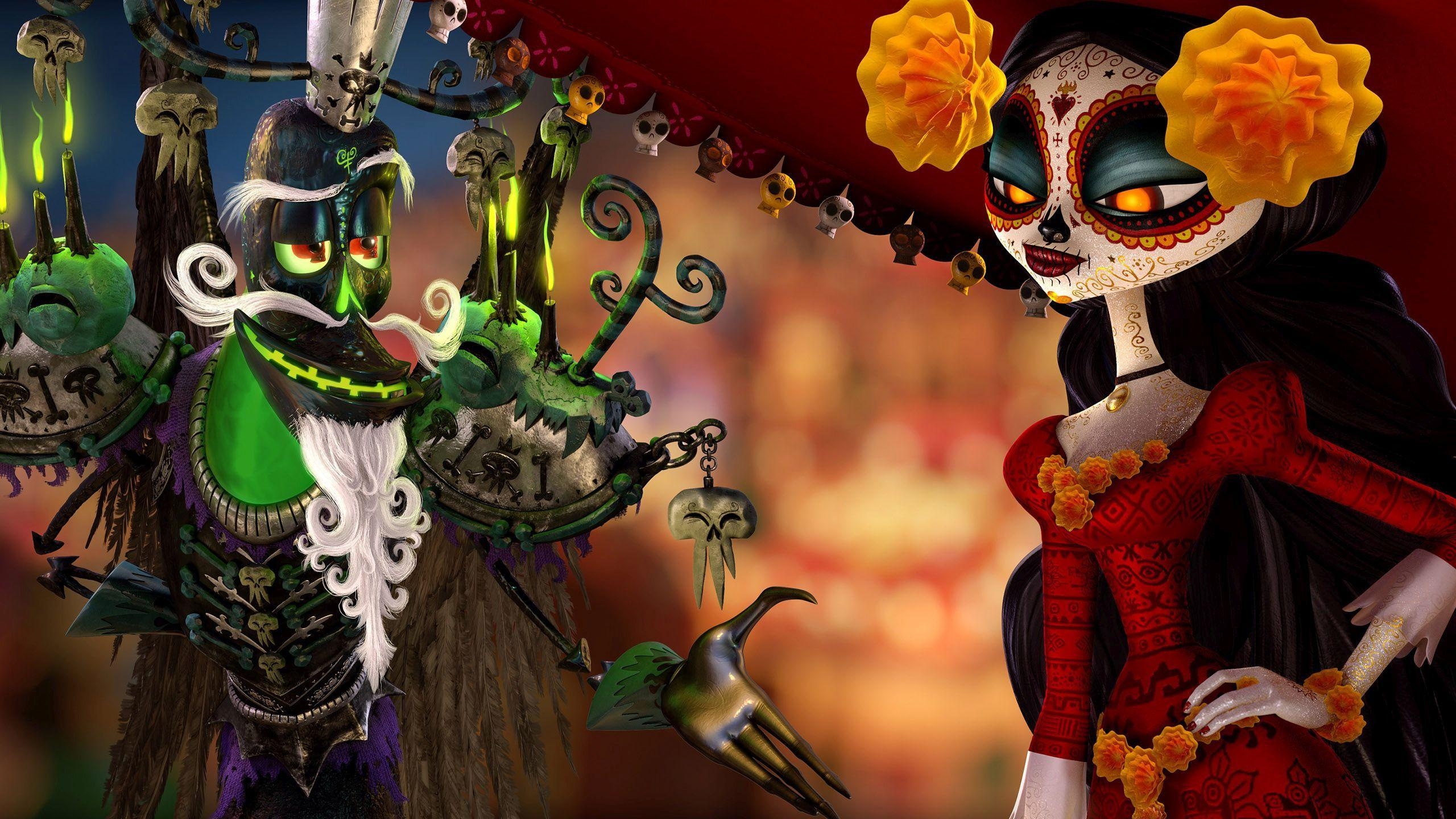 2560x1440 Beautiful Xibalba Book of Life HD desktop wallpaper, Desktop