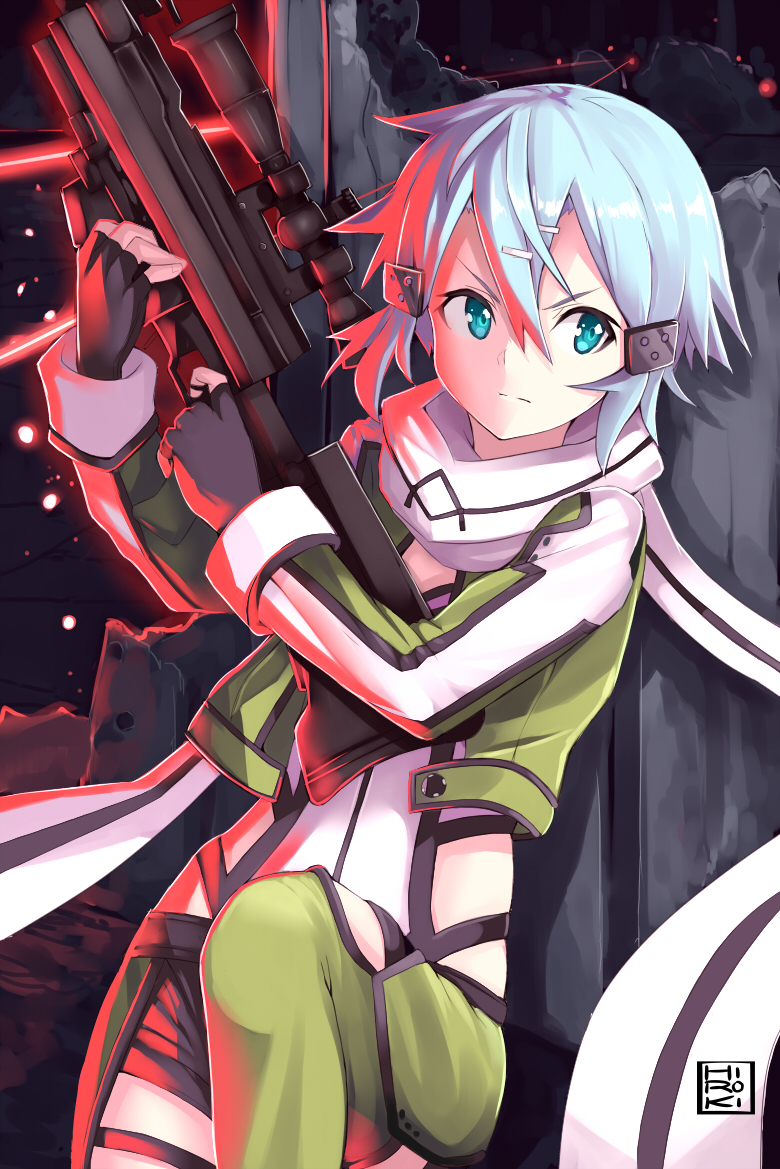 780x1170 Sinon (GGO) Shino Wallpaper Anime Image Board, Phone