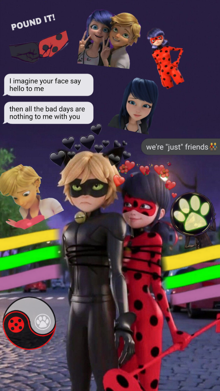 720x1280 If anyone wants a miraculous ladybug wallpaper then ask me, I can, Phone