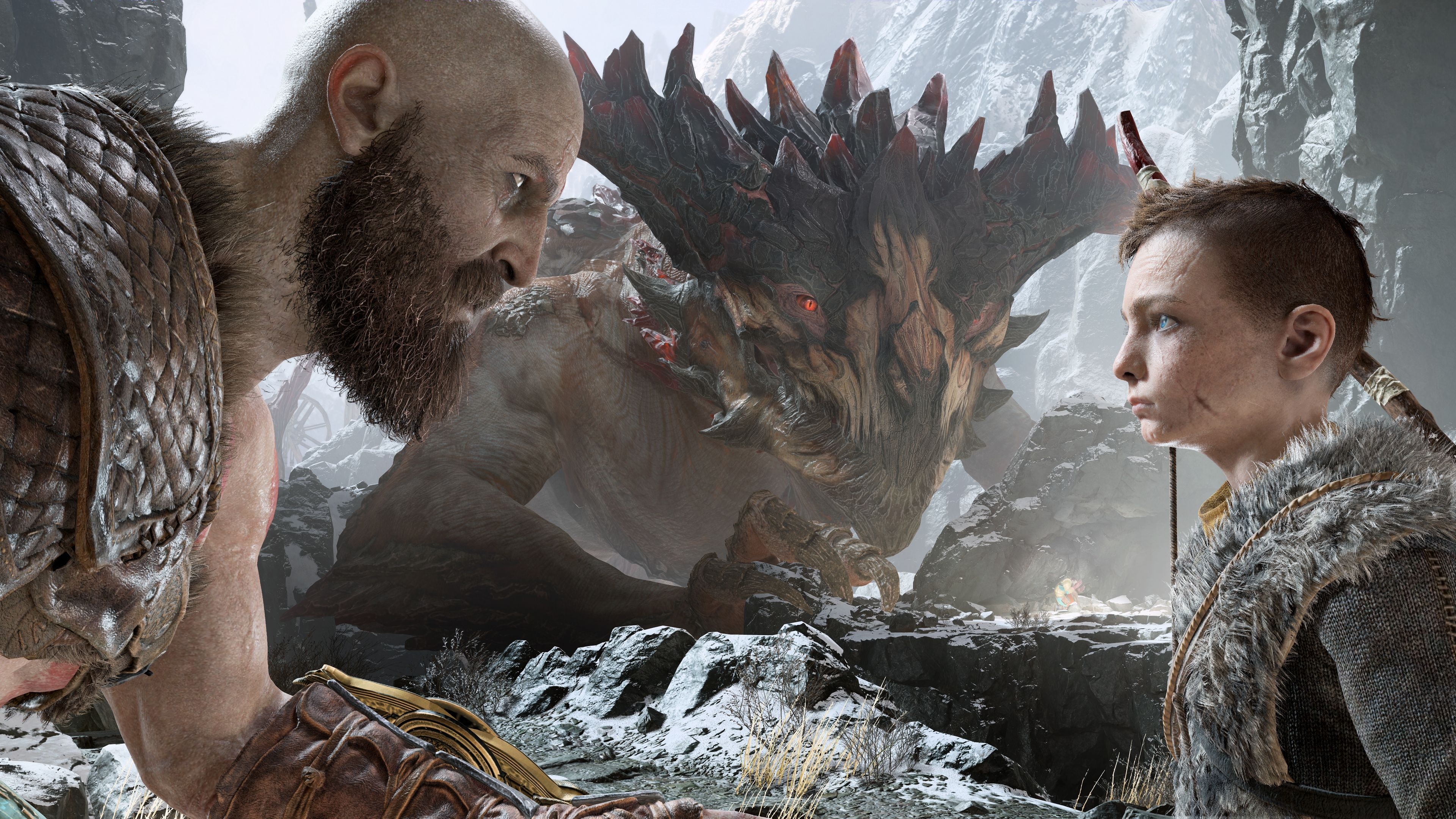 3840x2160 Kratos And Atreus God Of War 4 4k, HD Games, 4k Wallpaper, Image, Desktop