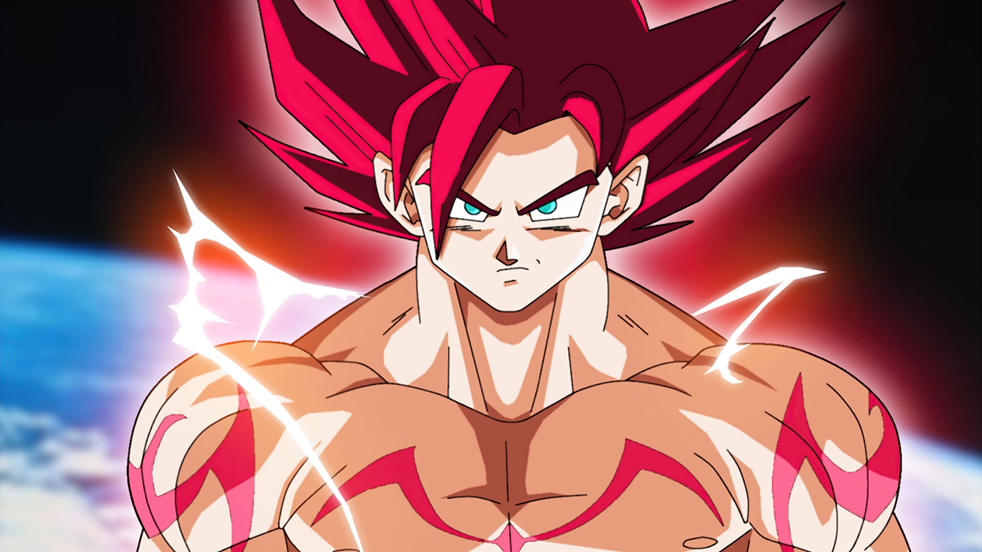 3840x2170 Dragon Ball Super Goku Super Saiyan God 4k, HD Anime, 4k Wallpaper, Image, Background, Photo and Picture, Desktop