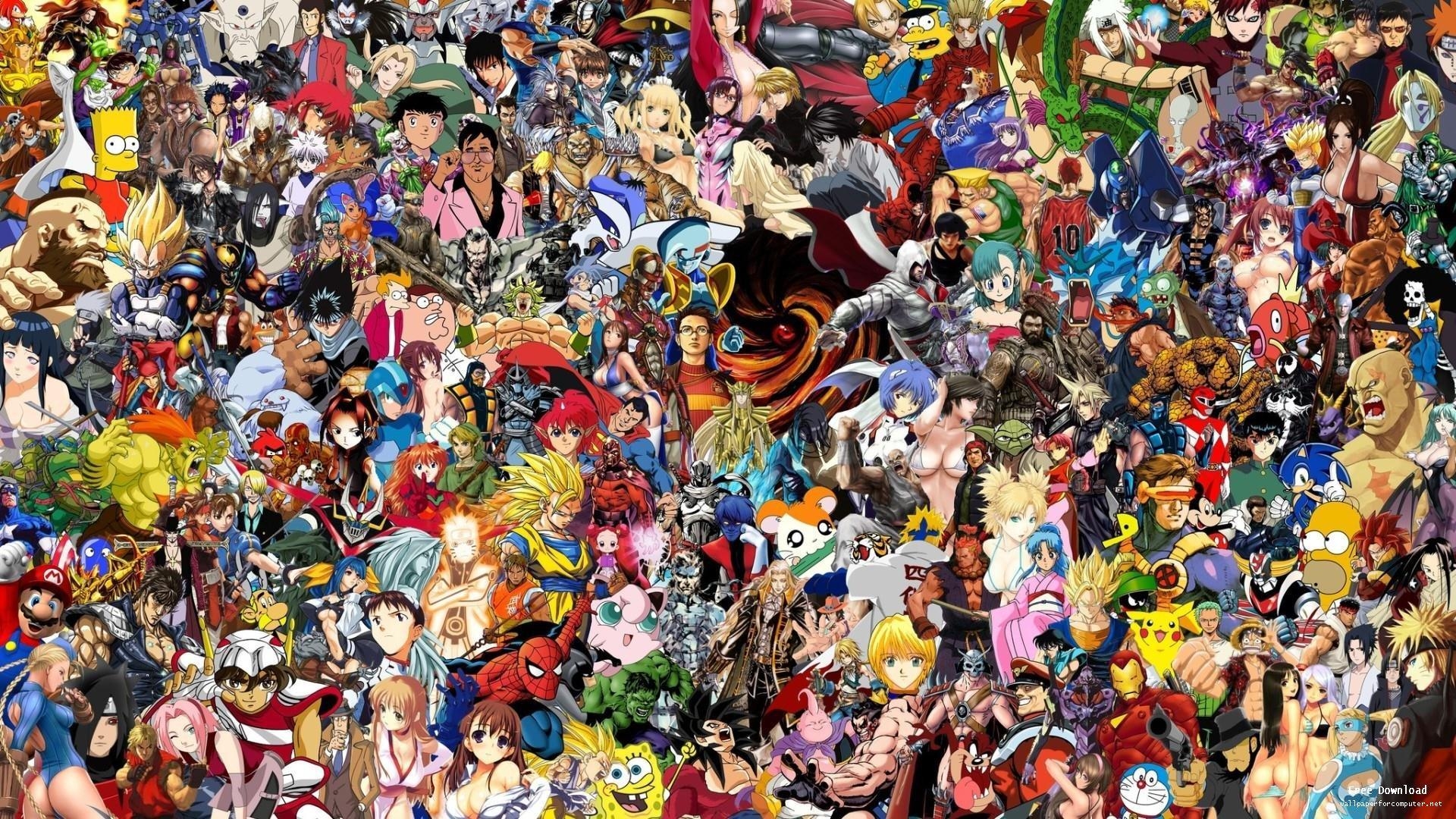 1920x1080 All Anime Characters Wallpaper, Picture, Desktop