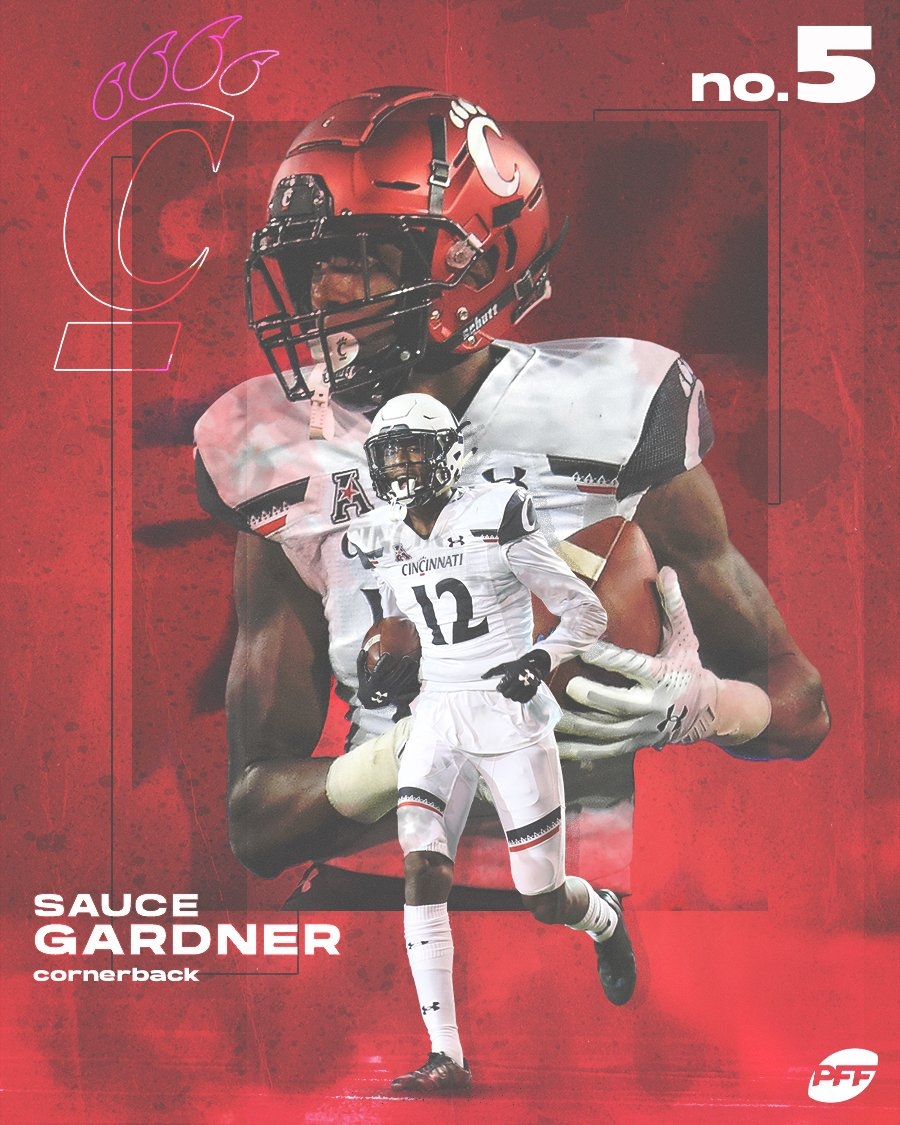 900x1130 PFF College Gardner: no. 5⃣ on the PFFCollege50 Gardner hasn't allowed a TD over two seasons at Cincinnati (98 targets, 6 INTs), Phone