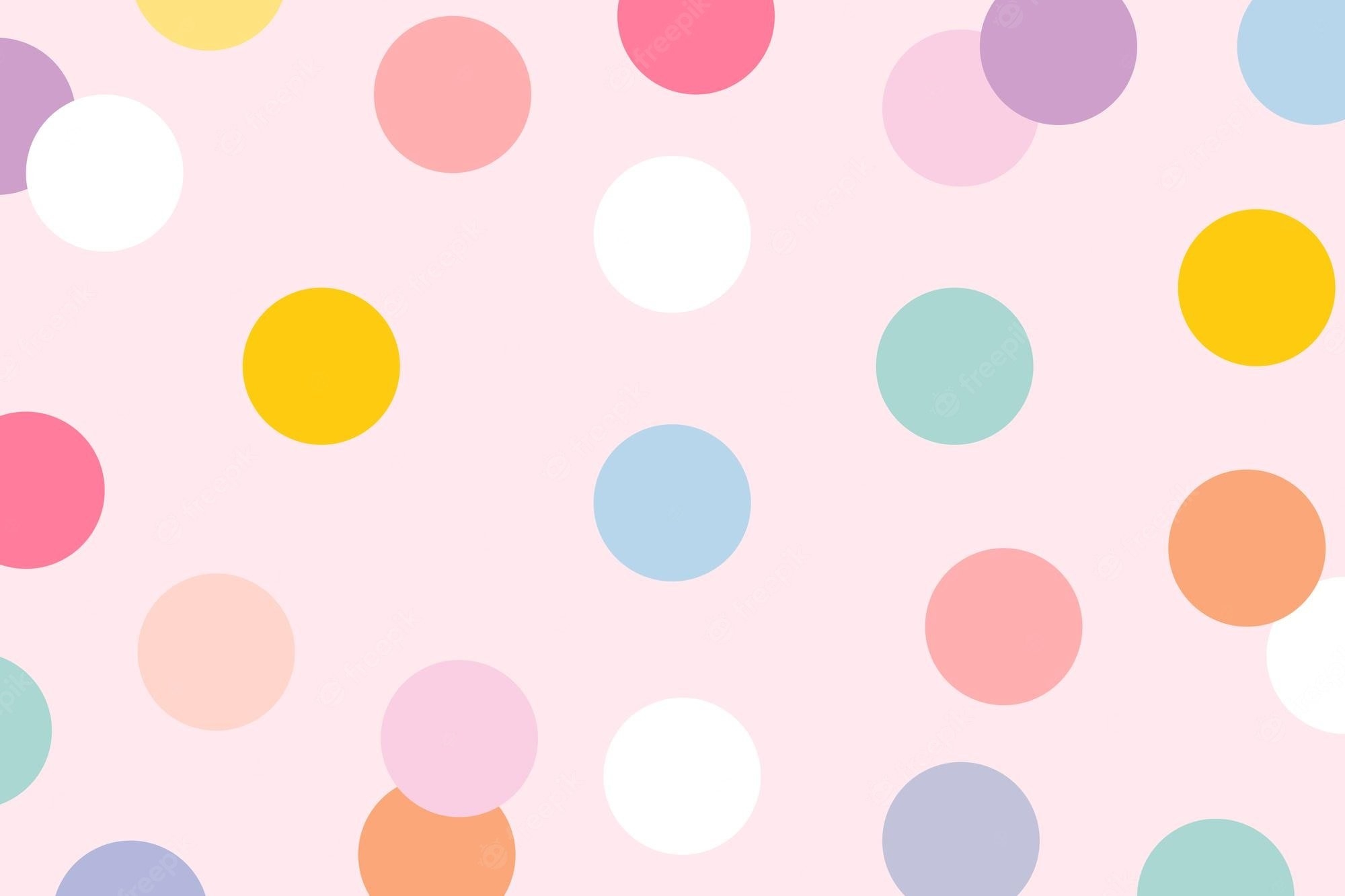 2000x1340 Pink Polka Dots Image. Free Vectors, & PSD, Desktop