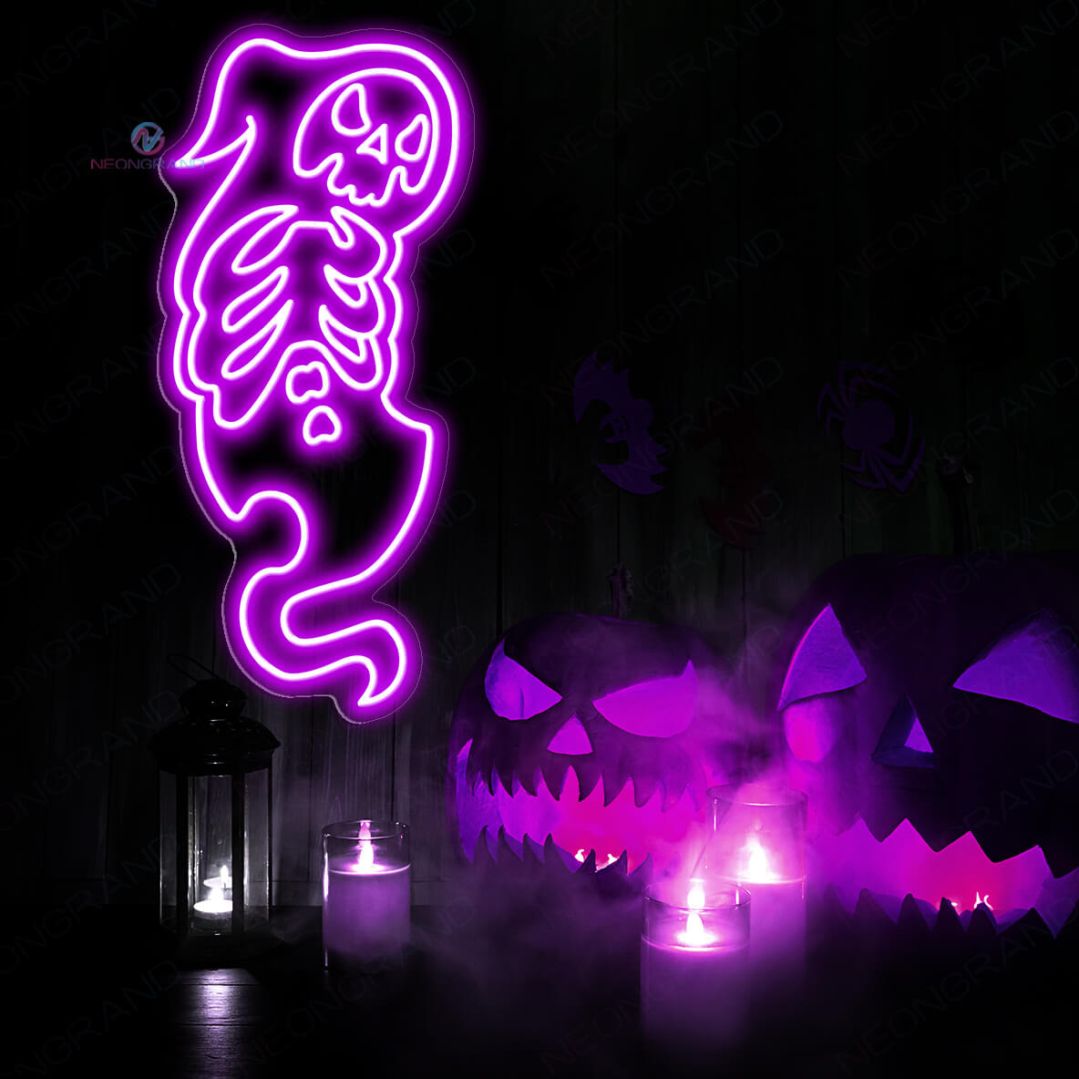 1190x1190 Ghost Neon Sign Halloween Neon Sign, Phone