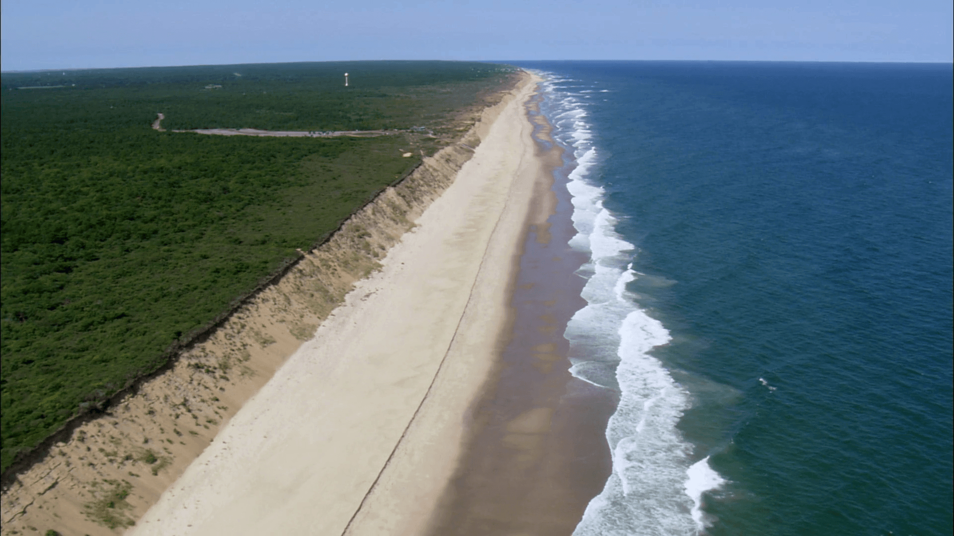 1920x1080 Cape Cod National Seashore And People Stock Video Footage, Desktop