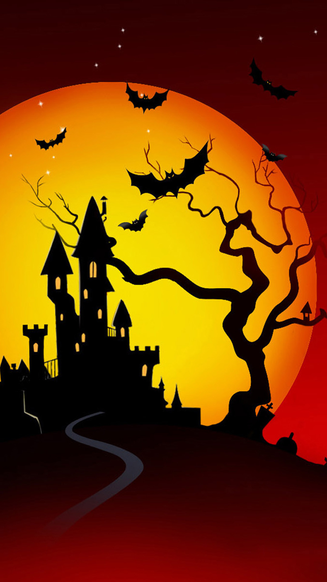 1080x1920 Live Halloween Wallpaper for iPhone, Phone