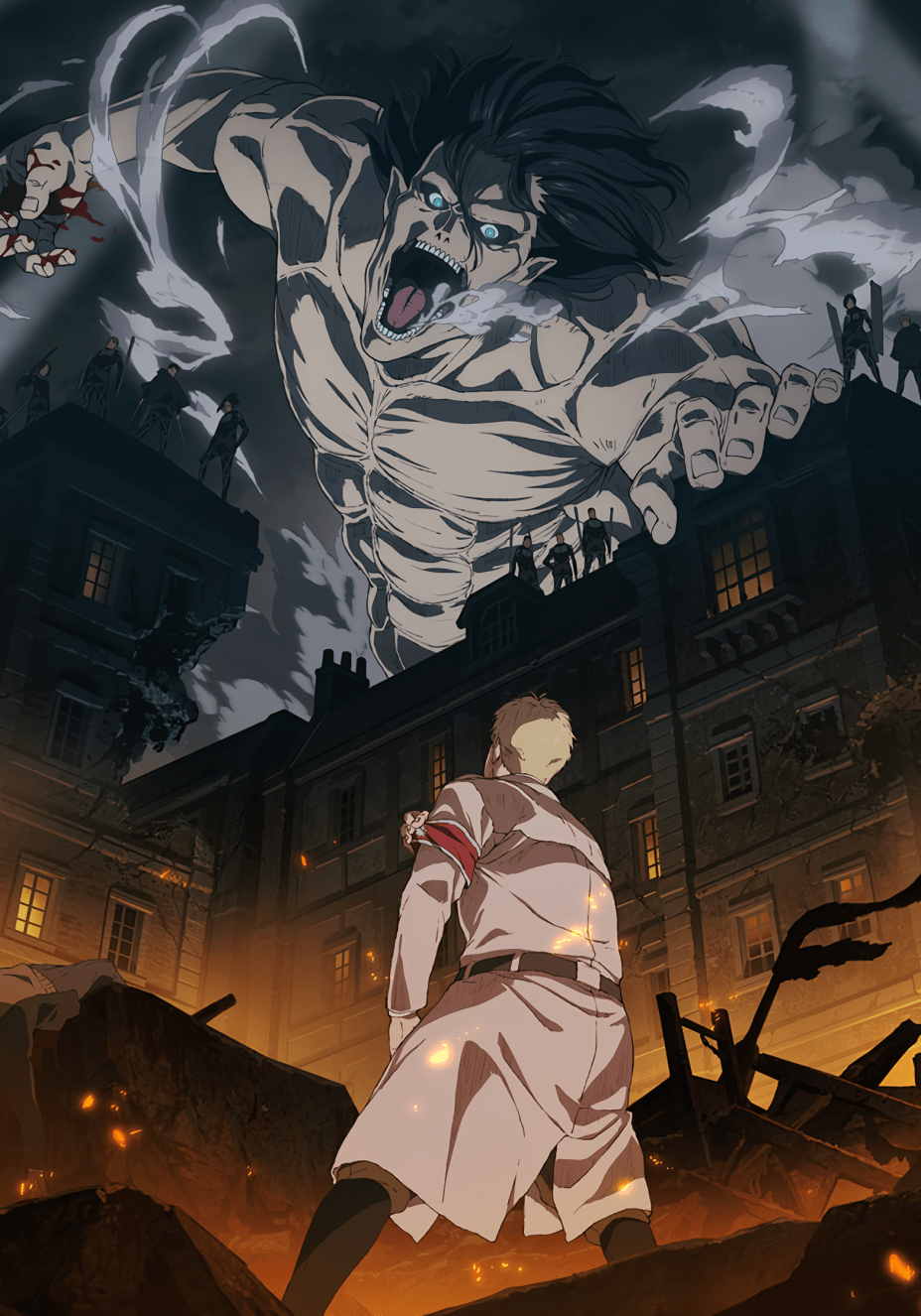 930x1330 Attack on Titan Season 4 Eren Titan Wallpaper For Tech, Phone