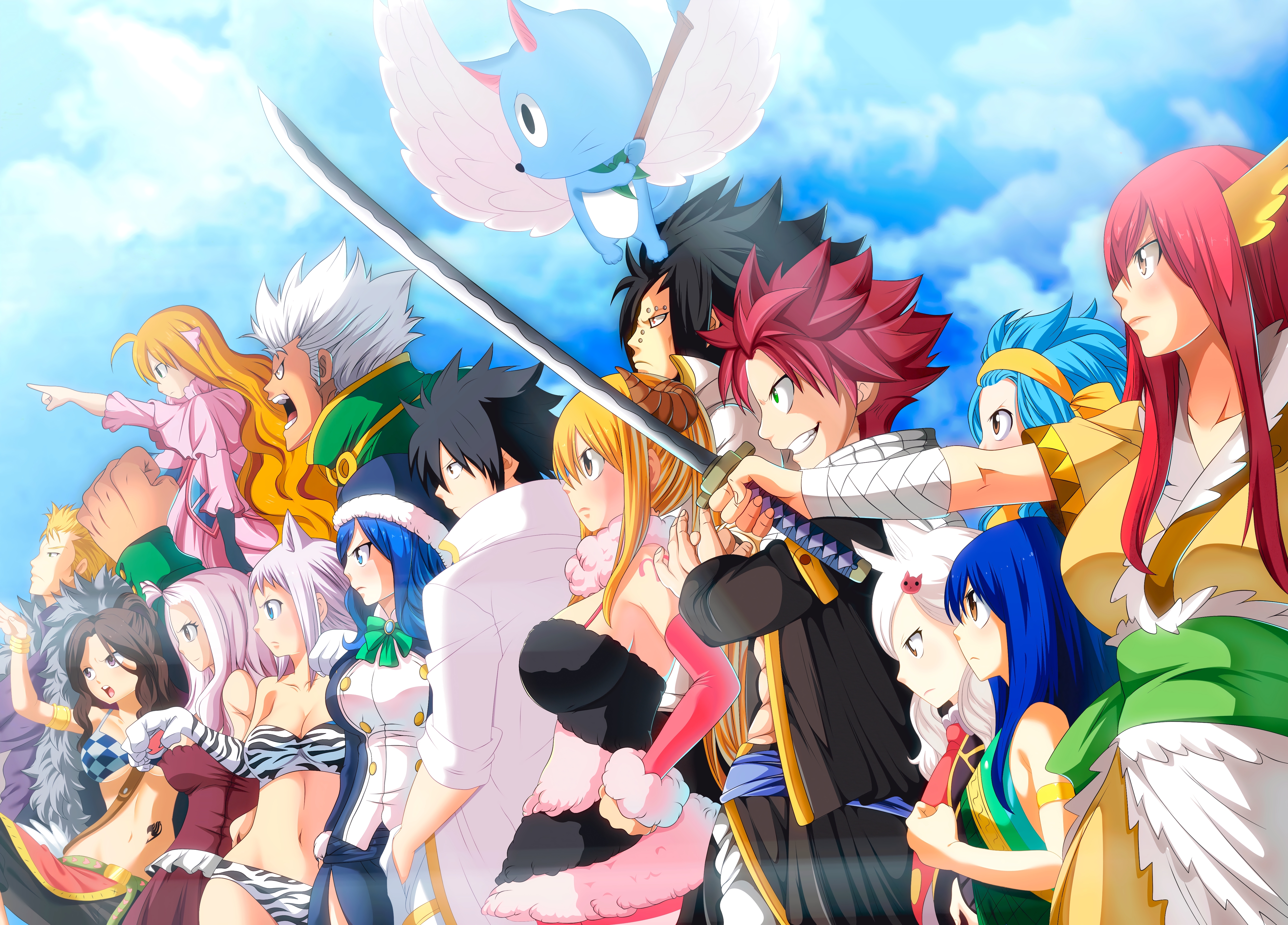 5000x3600 Wallpaper 4k Anime Fairy Tail, Desktop