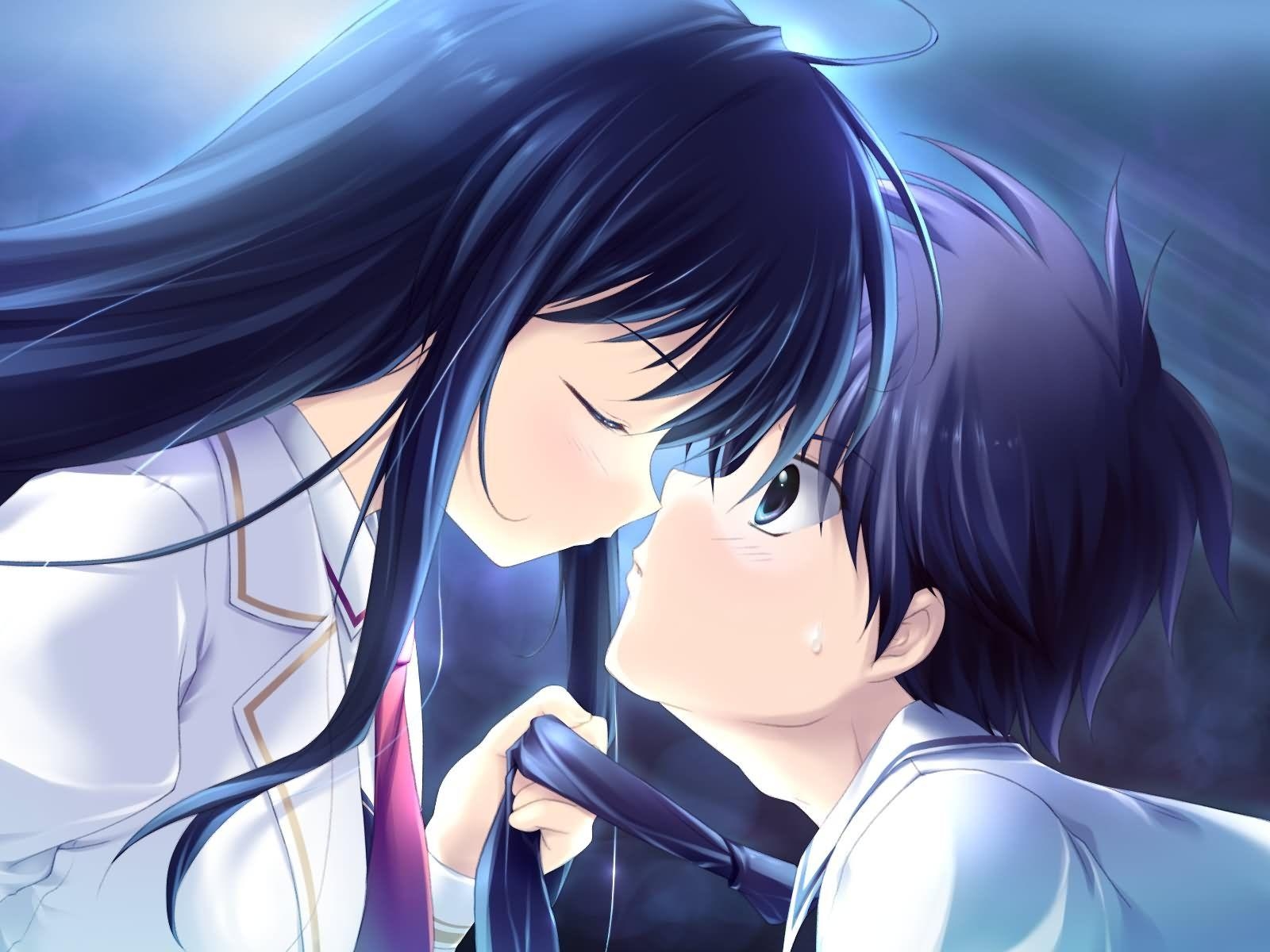 1600x1200 Download Free Cute Anime Couple Background, Desktop