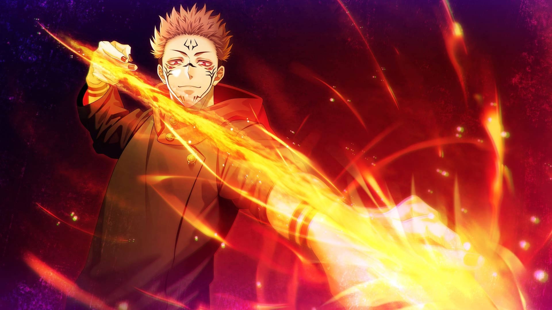 1920x1080 Download Sukuna's Flame Arrow Wallpaper, Desktop