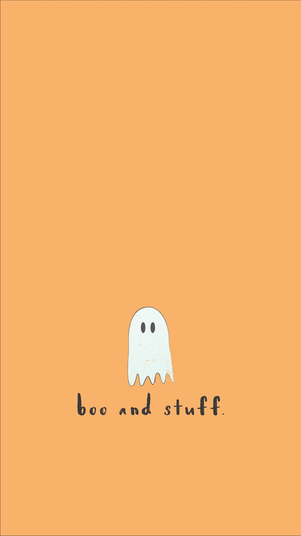 1250x2210 Funny Ghost Halloween Wallpaper, Phone