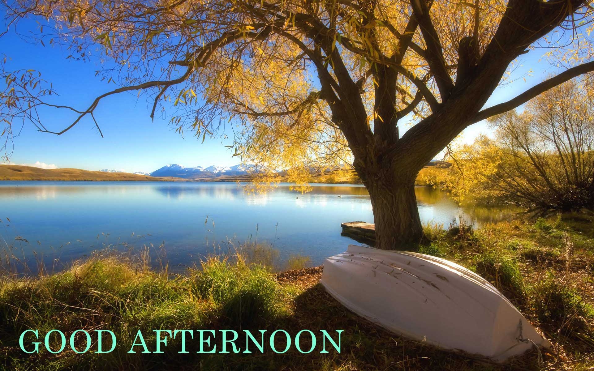 1920x1200 Good afternoon nature lake image, Desktop