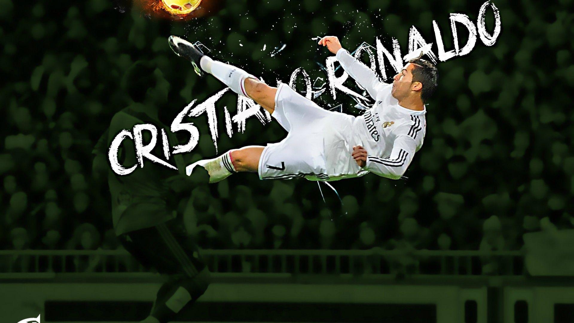 1920x1080 Cristiano Ronaldo CR7 Flying Shot Football HD Wallpaper, Desktop