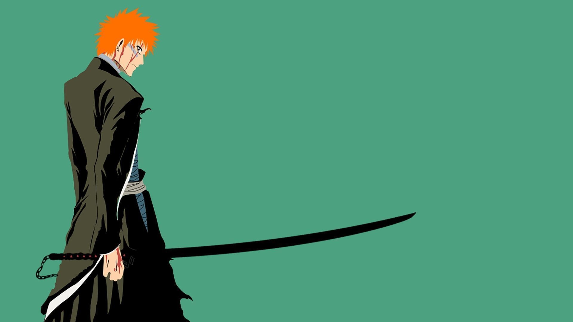 1920x1080 Bleach Ichigo Kurosaki #Minimalist P #wallpaper #hdwallpaper Desktop of Imac trong 2020. Cặp đôi hoạt hình, Hoạt hình, Cặp đôi, Desktop