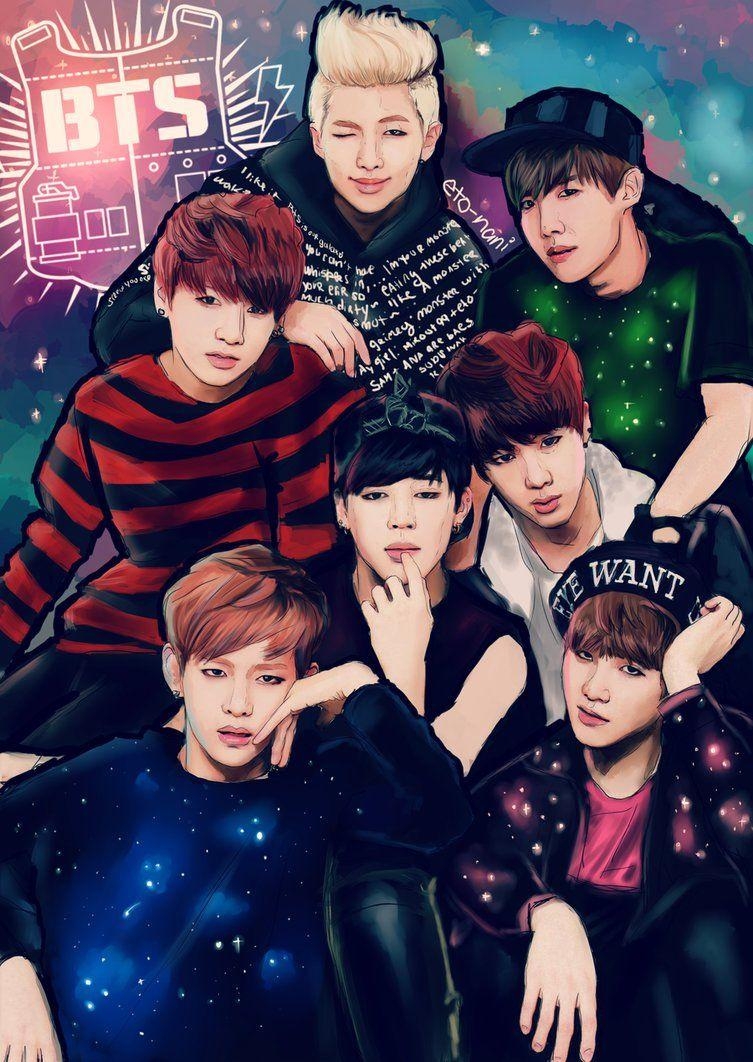 760x1070 BTS Anime Wallpaper Free BTS Anime Background, Phone