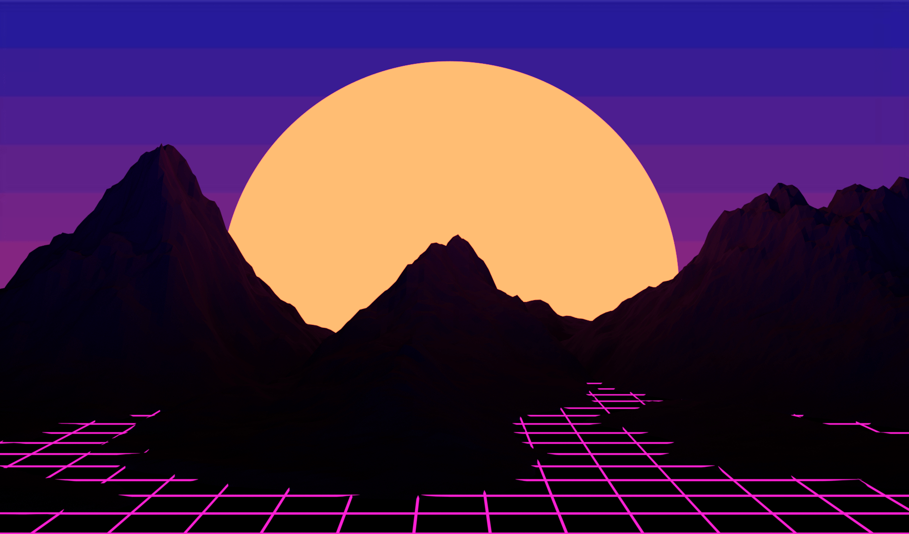 1840x1080 Critique 80's Retro Wallpaper, Desktop