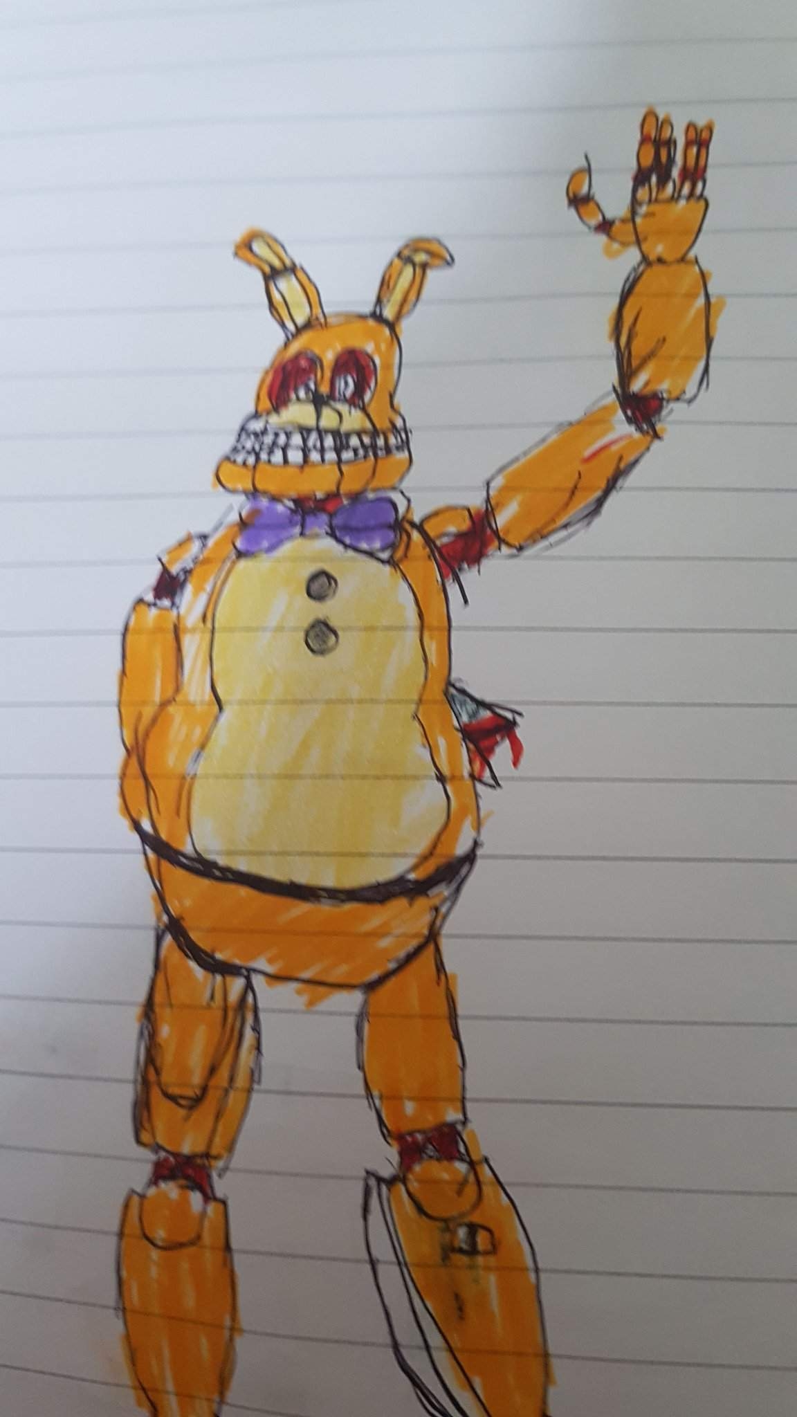 1160x2050 So I drew into the pit springbonnie. Five Nights At Freddy's Amino, Phone