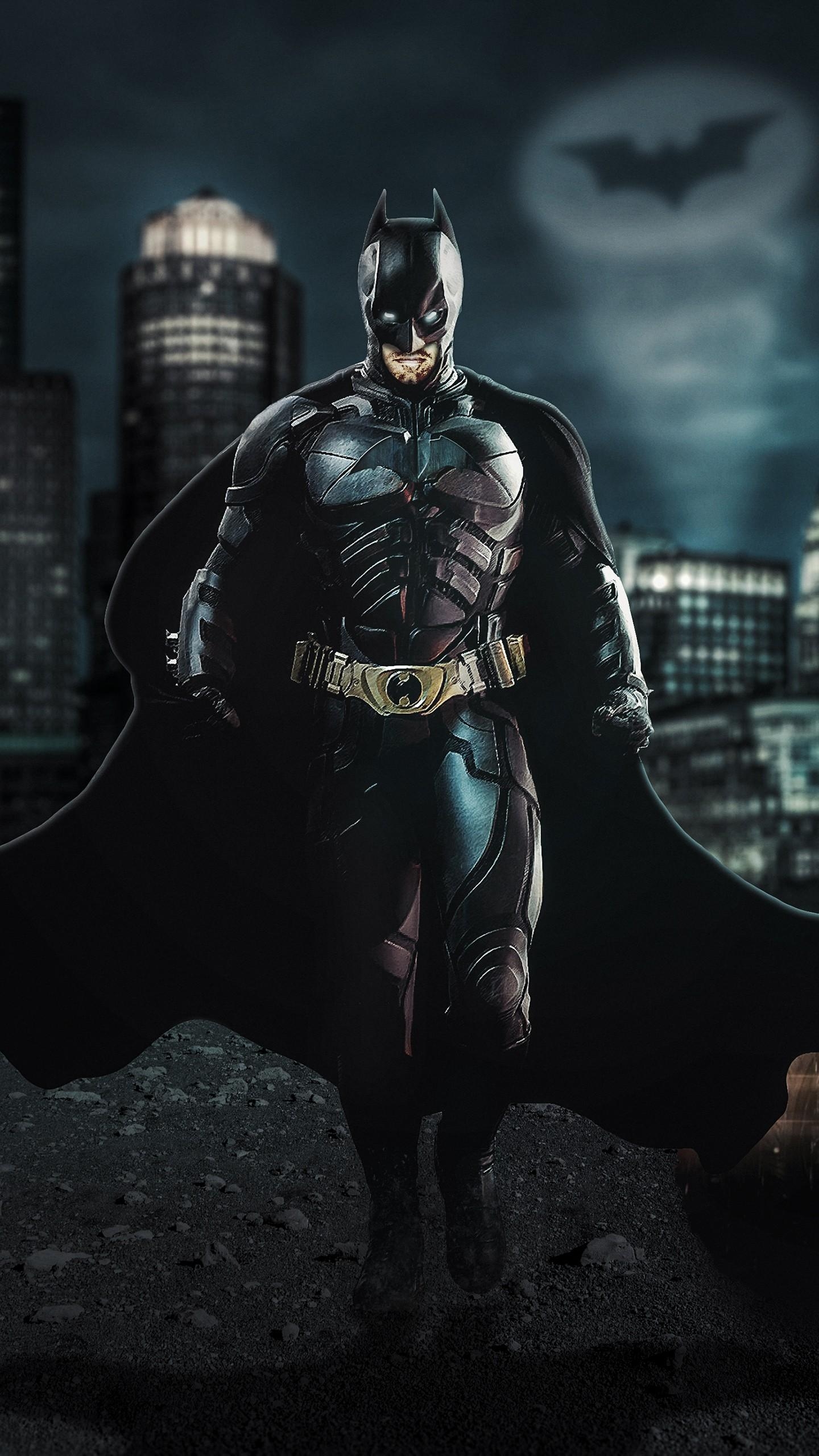 1440x2560 Batman 4K Wallpaper, Phone