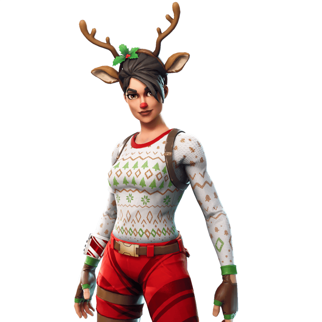 1030x1030 Fortnite Red Nosed Raider Png, Phone