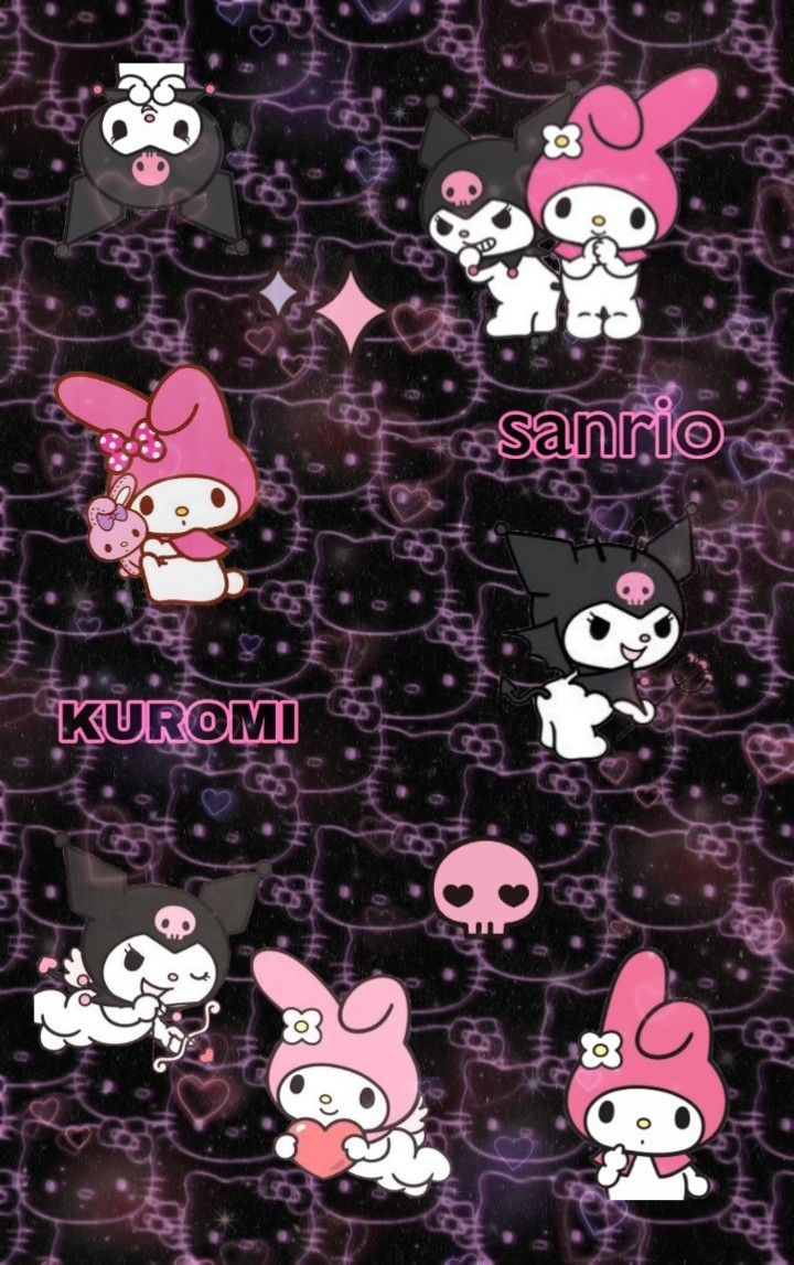 720x1150 Kuromi Aesthetic Wallpaper, Phone