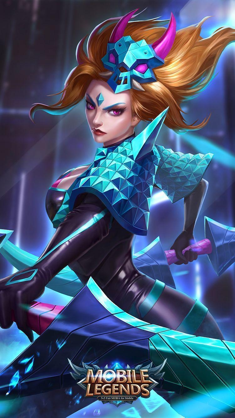 750x1340 Mobile Legends Karina Shadow Blade, Phone