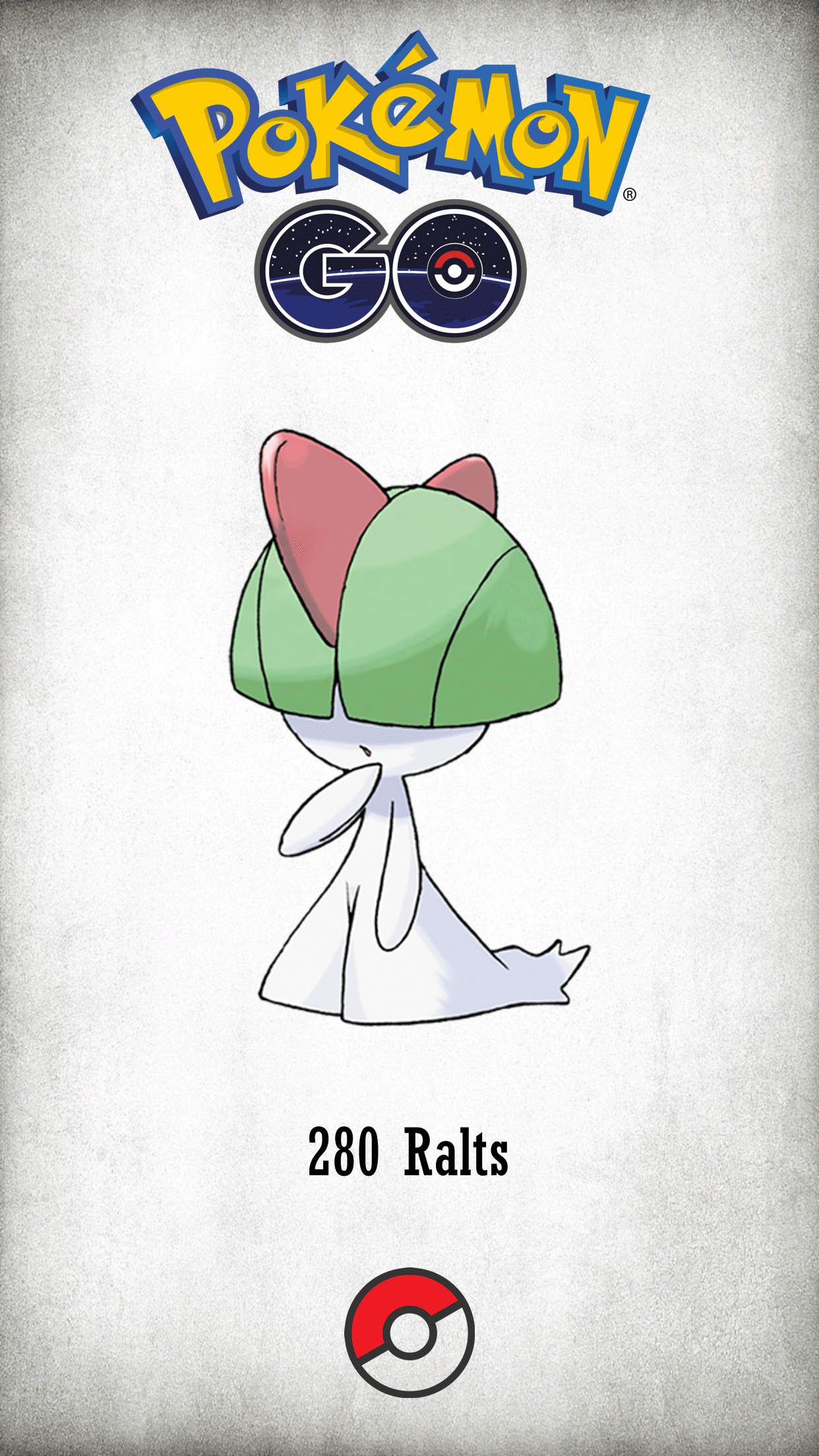 1250x2210 Character Ralts, Phone