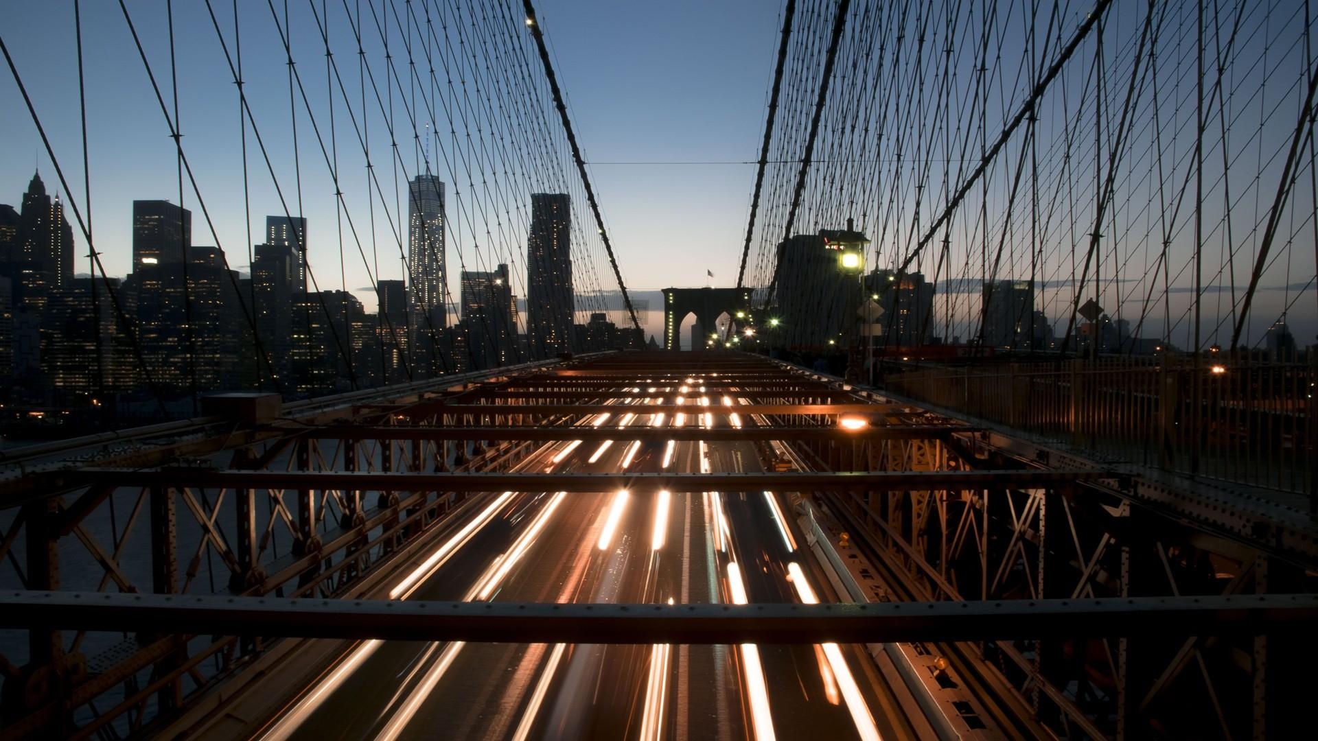 1920x1080 road car brooklyn bridge wallpaper and background, Desktop