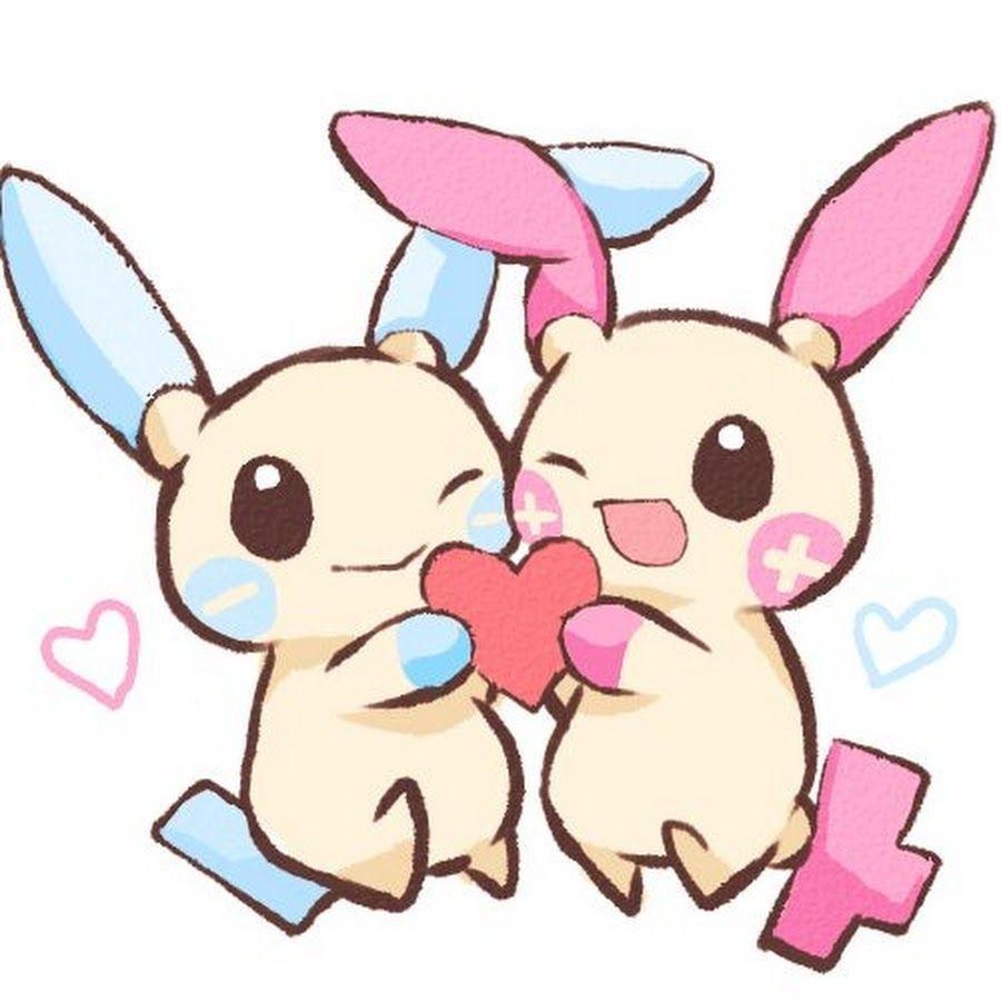 900x900 PLUSLE♥MINUN. Pokemon. Pokémon and Anime, Phone