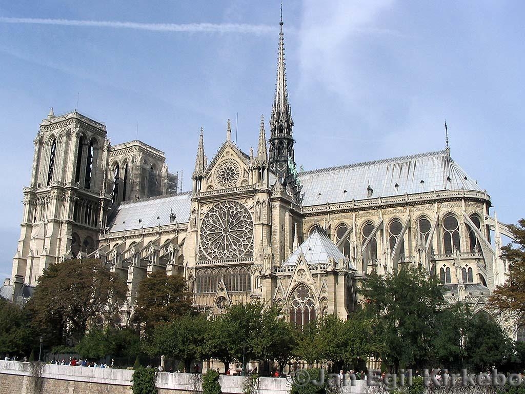 1030x770 Notre Dame Cathedral Flying Buttresses HD Wallpaper, Background Image, Desktop