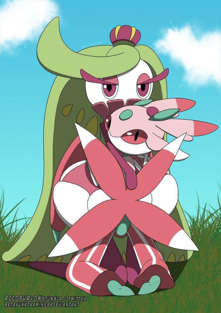 760x1070 Tsareena and Lurantis by BetaPunkDrawings. POKEMON in 2018, Phone