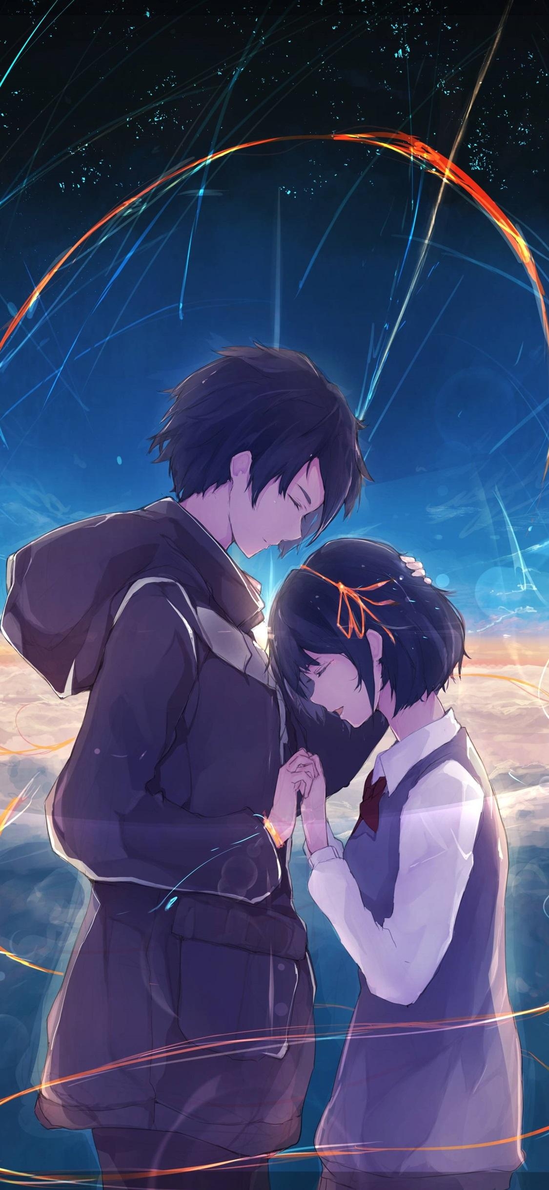 1130x2440 Your Name, happiness, boy and girl, anime  iPhone, Phone