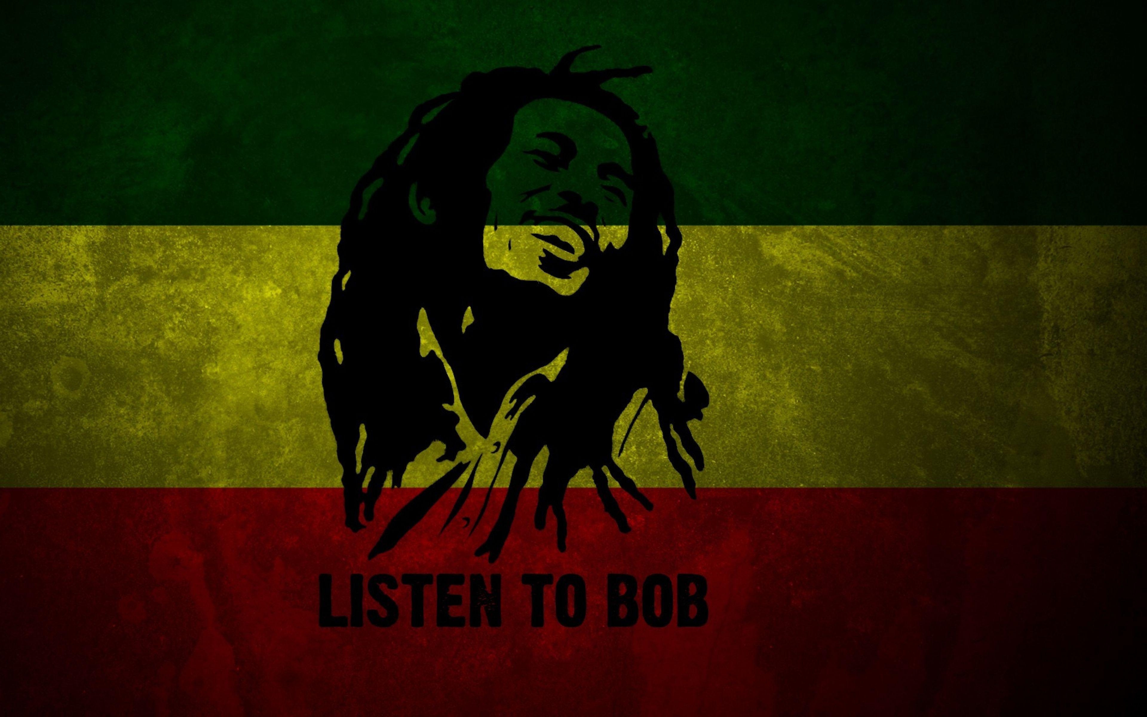 3840x2400 Bob Marley Flag Smile Red Yellow Green Wallpaper, Desktop