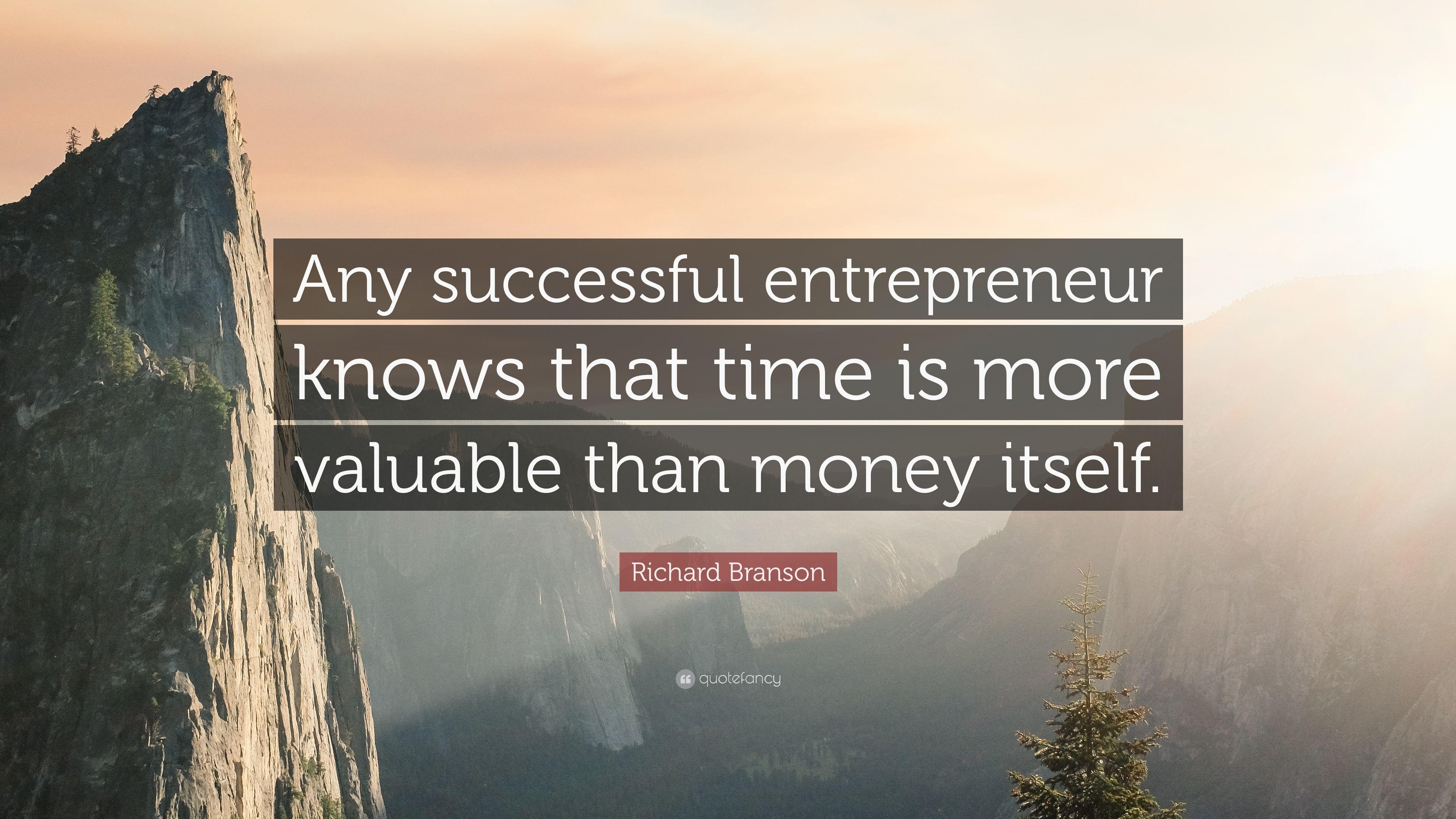 3840x2160 Richard Branson Quote: “Any successful entrepreneur knows that, Desktop