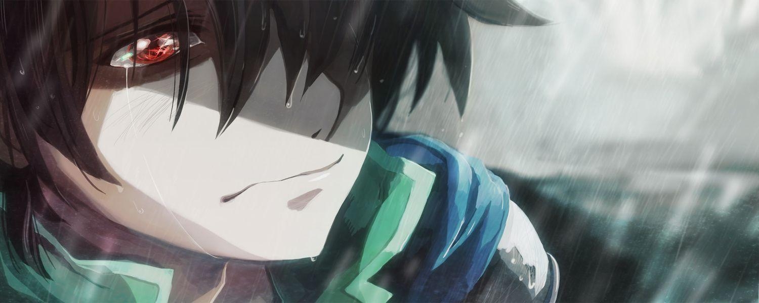 1500x600 image about Sad. Beautiful anime art, Code, Dual Screen