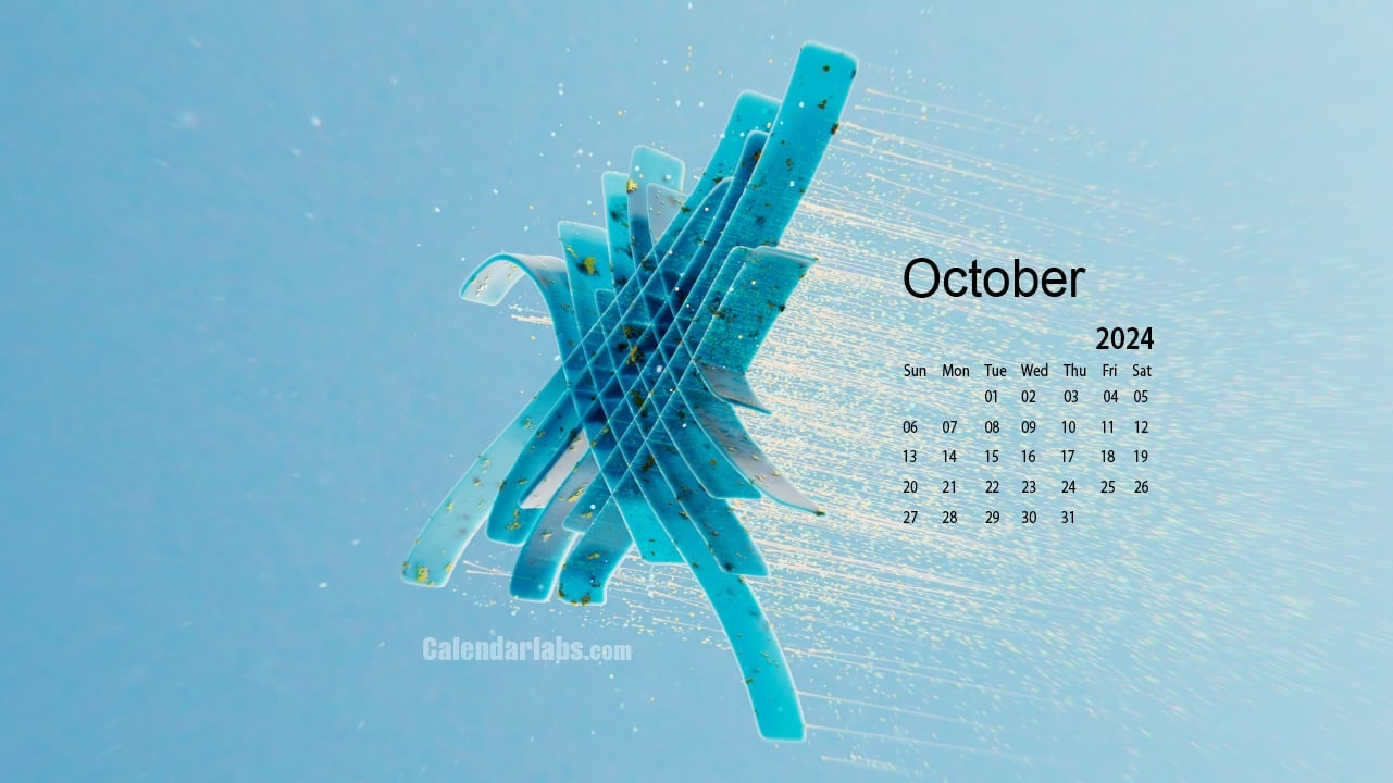 1290x720 October 2024 Desktop Wallpaper Calendar, Desktop