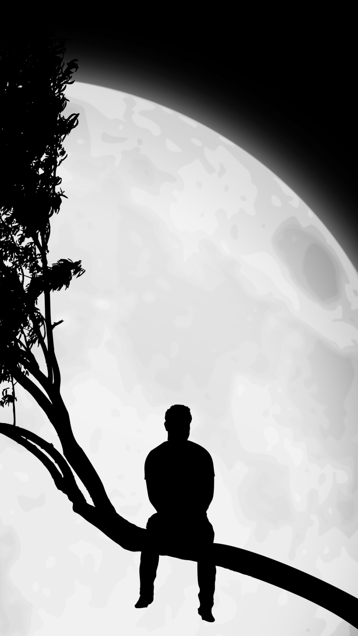 1250x2210 Alone Boy Wallpaper, Phone