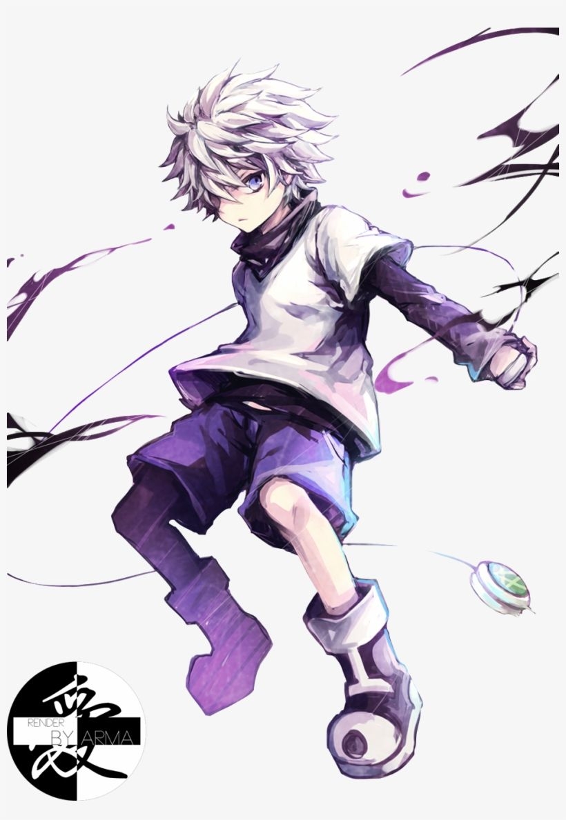 820x1190 Killua Zoldyck Search Render Transparent PNG, Phone