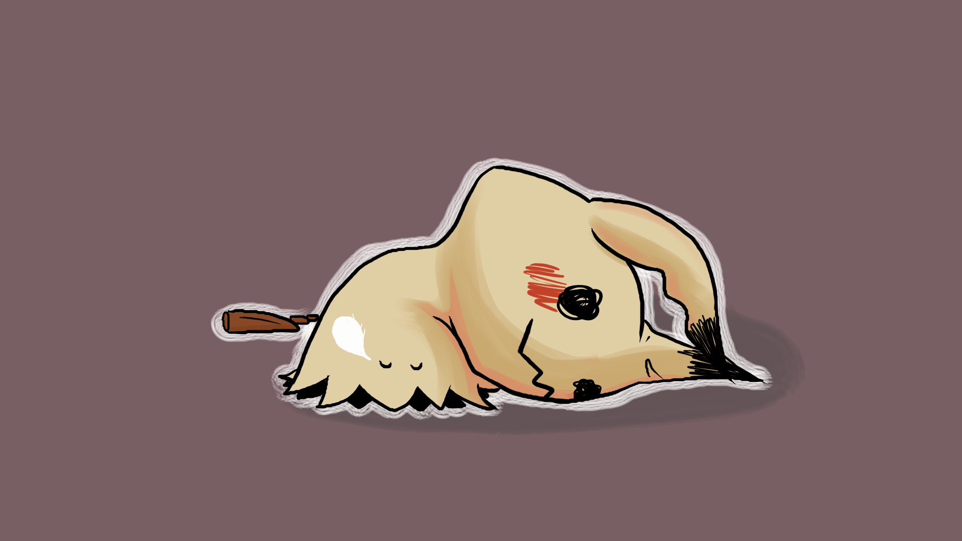 1920x1080 Mimikyu is tired by gamebrojimmy on Newgrounds, Desktop