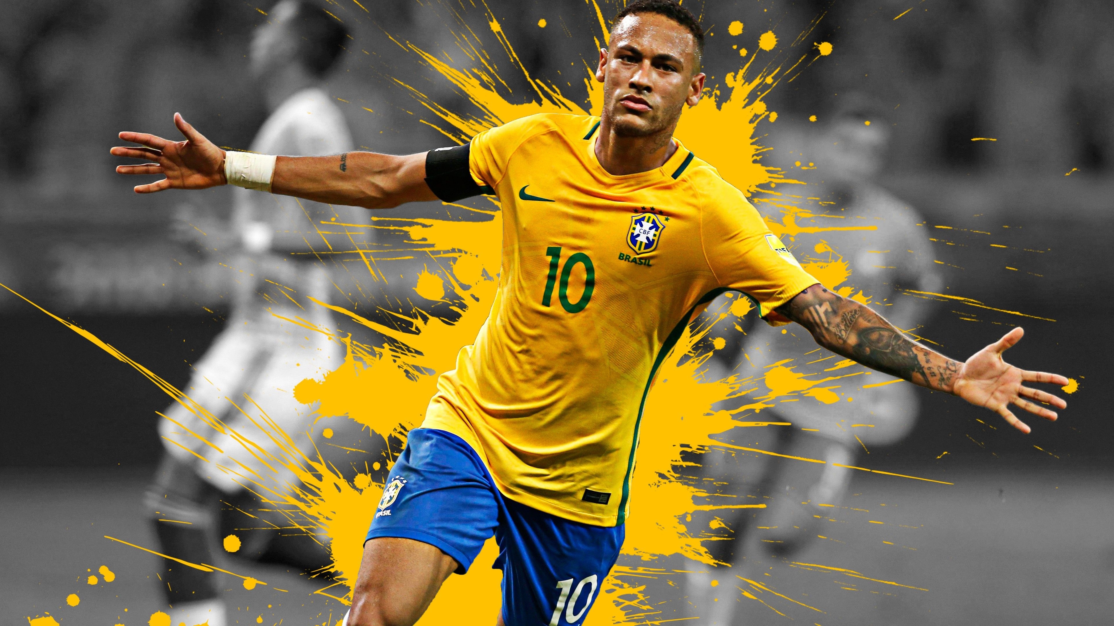 3840x2160 Neymar 4K Wallpaper, Desktop