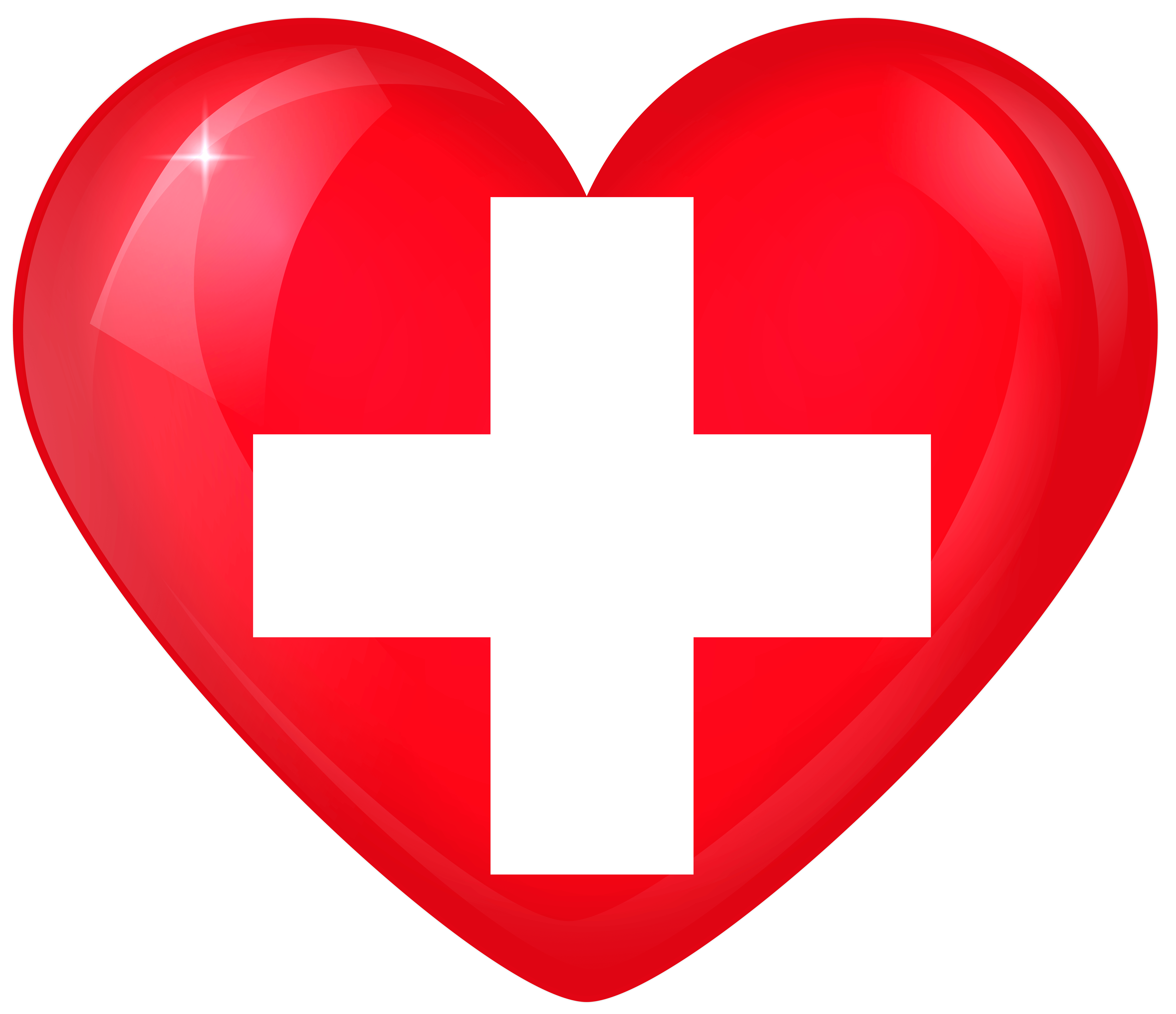 6000x5180 Switzerland Large Heart Flag Quality, Desktop