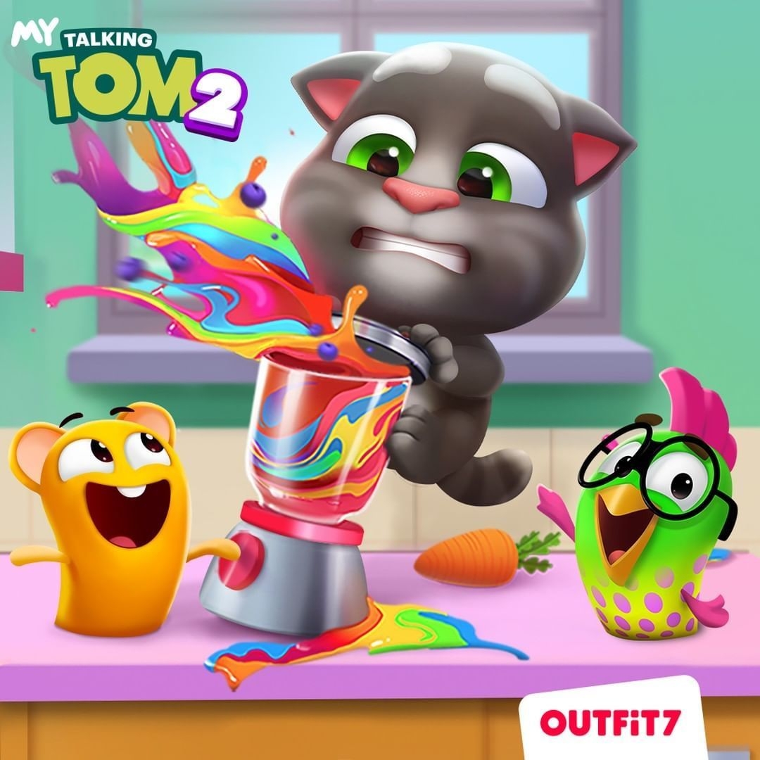 1080x1080 My Talking Tom. Wallpaper de desenhos animados, Wallpaper, Desenhos animados, Phone