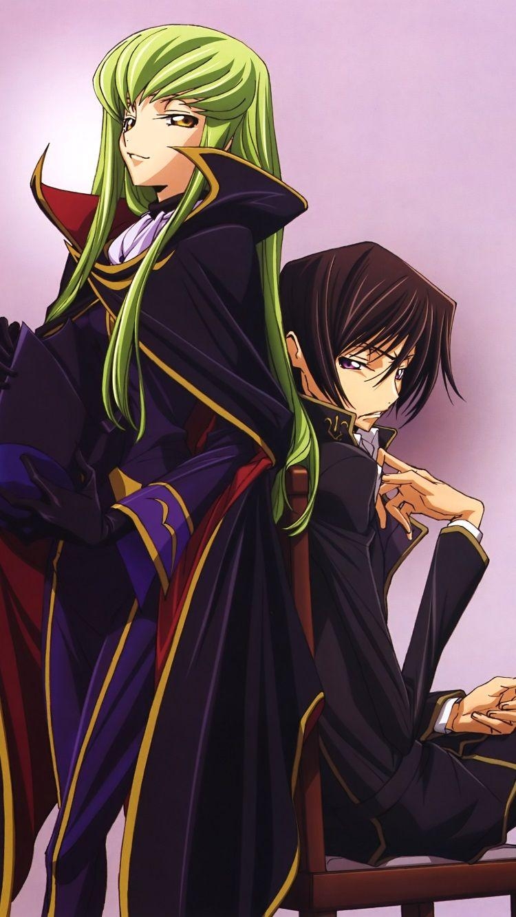 750x1340 Code Geass C.C. Lelouch Lamperouge, Phone