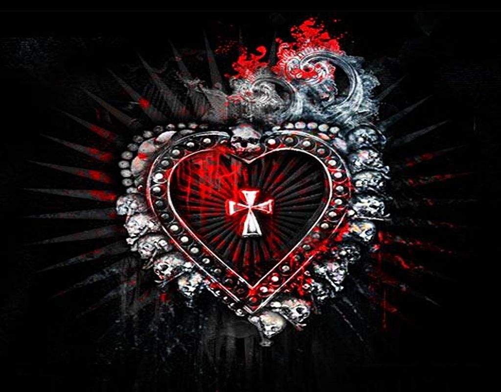 1030x800 Gothic Heart Wallpaper Free Gothic Heart Background, Desktop