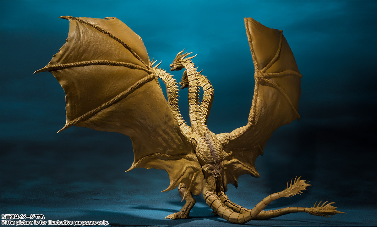 1200x730 S.H.Monsterarts King Ghidorah and Godzilla 2019 Image Revealed!, Desktop